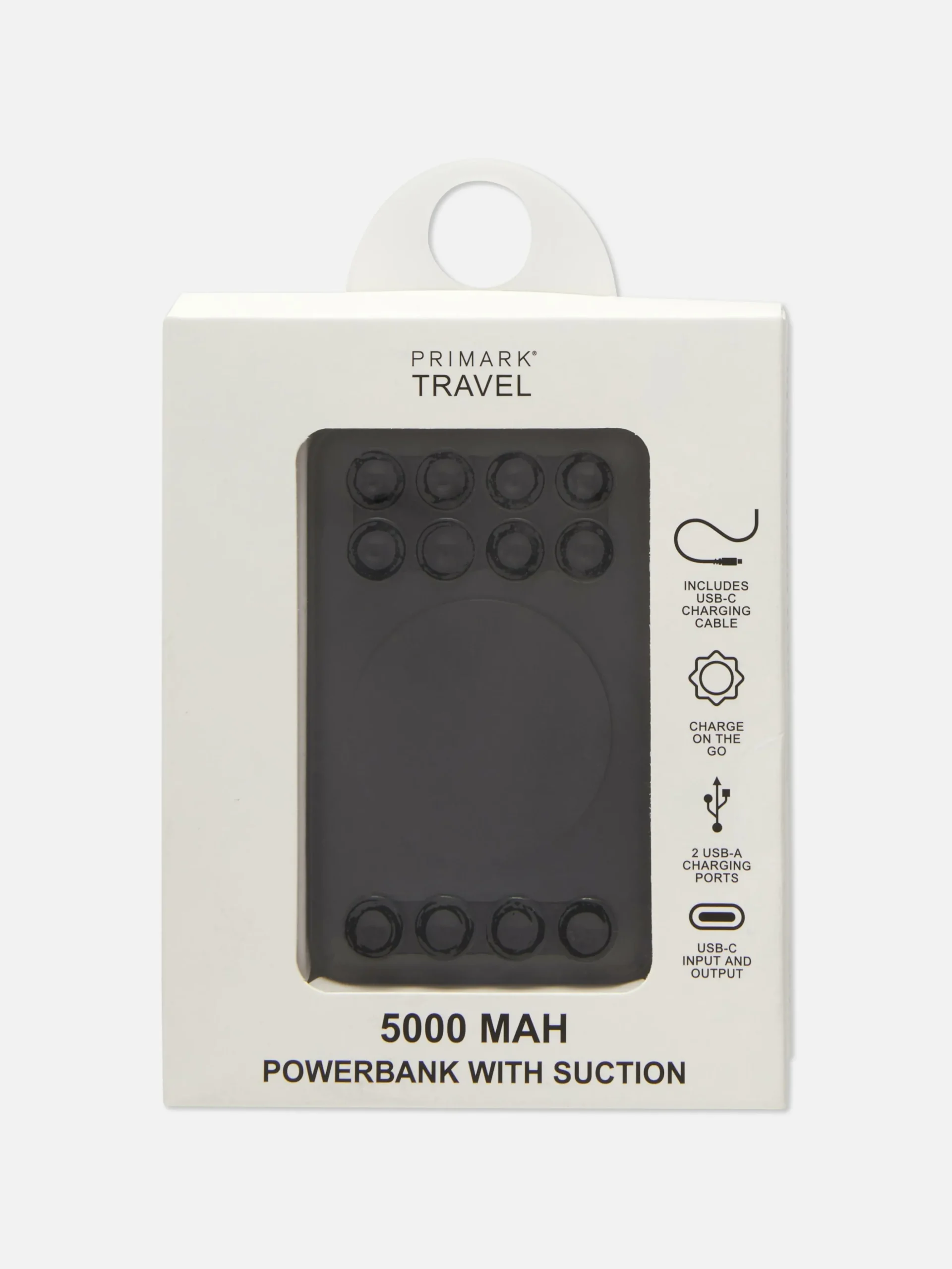 5000 Mah Power Bank With Suction Cups