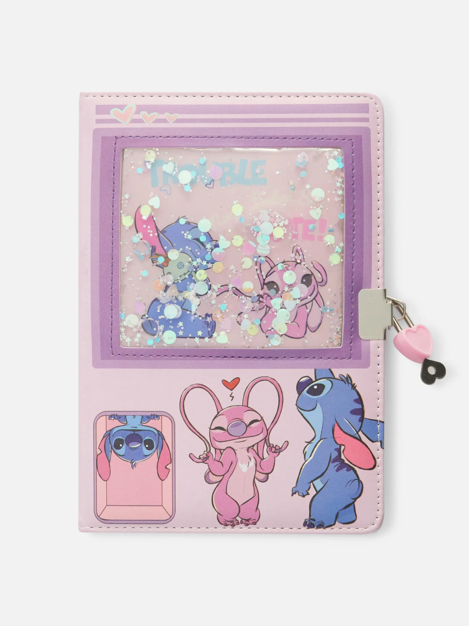 A5 Disney's Stitch Notebook With Lock