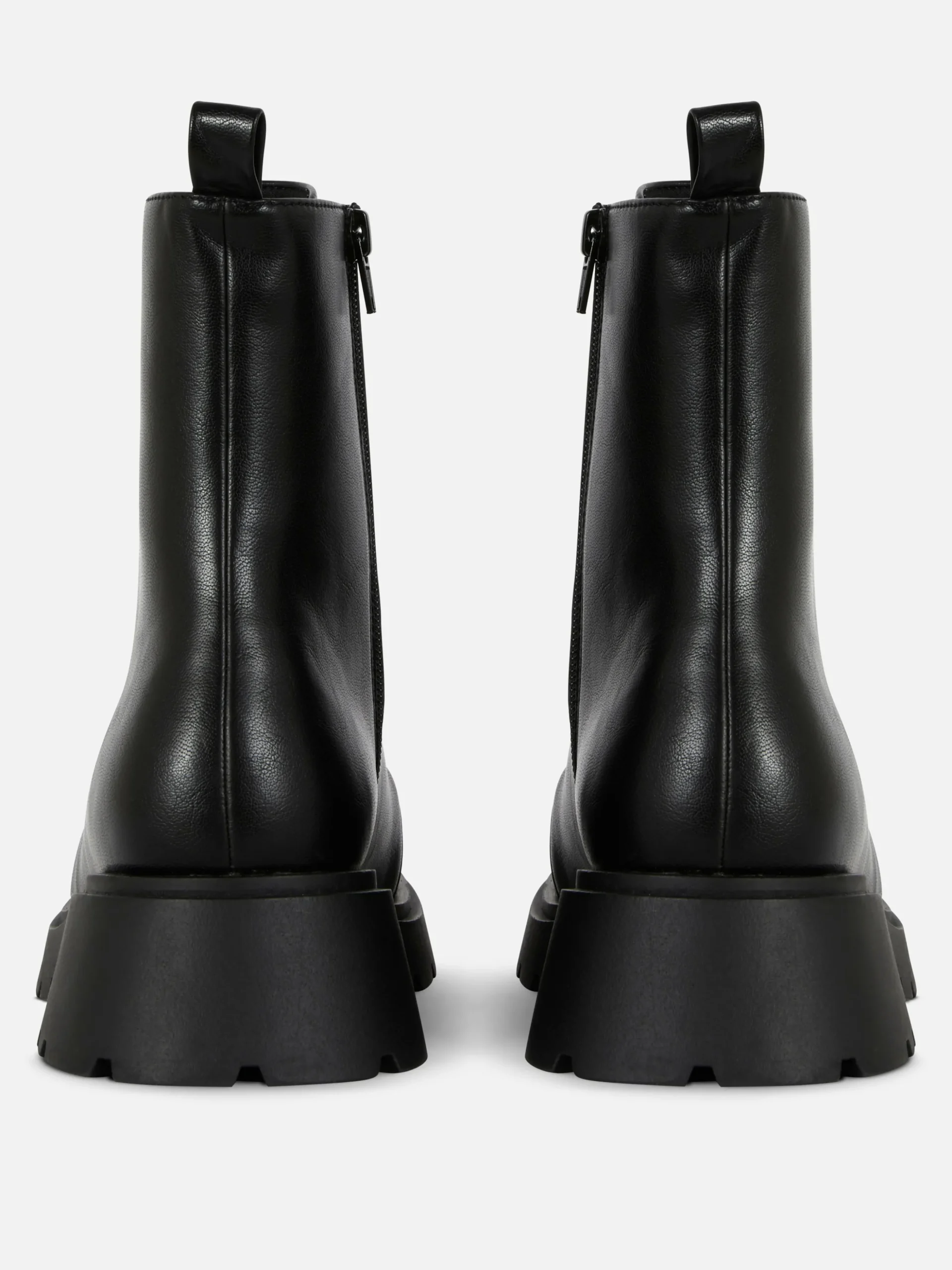 Apron Toe Laced Ankle Boots