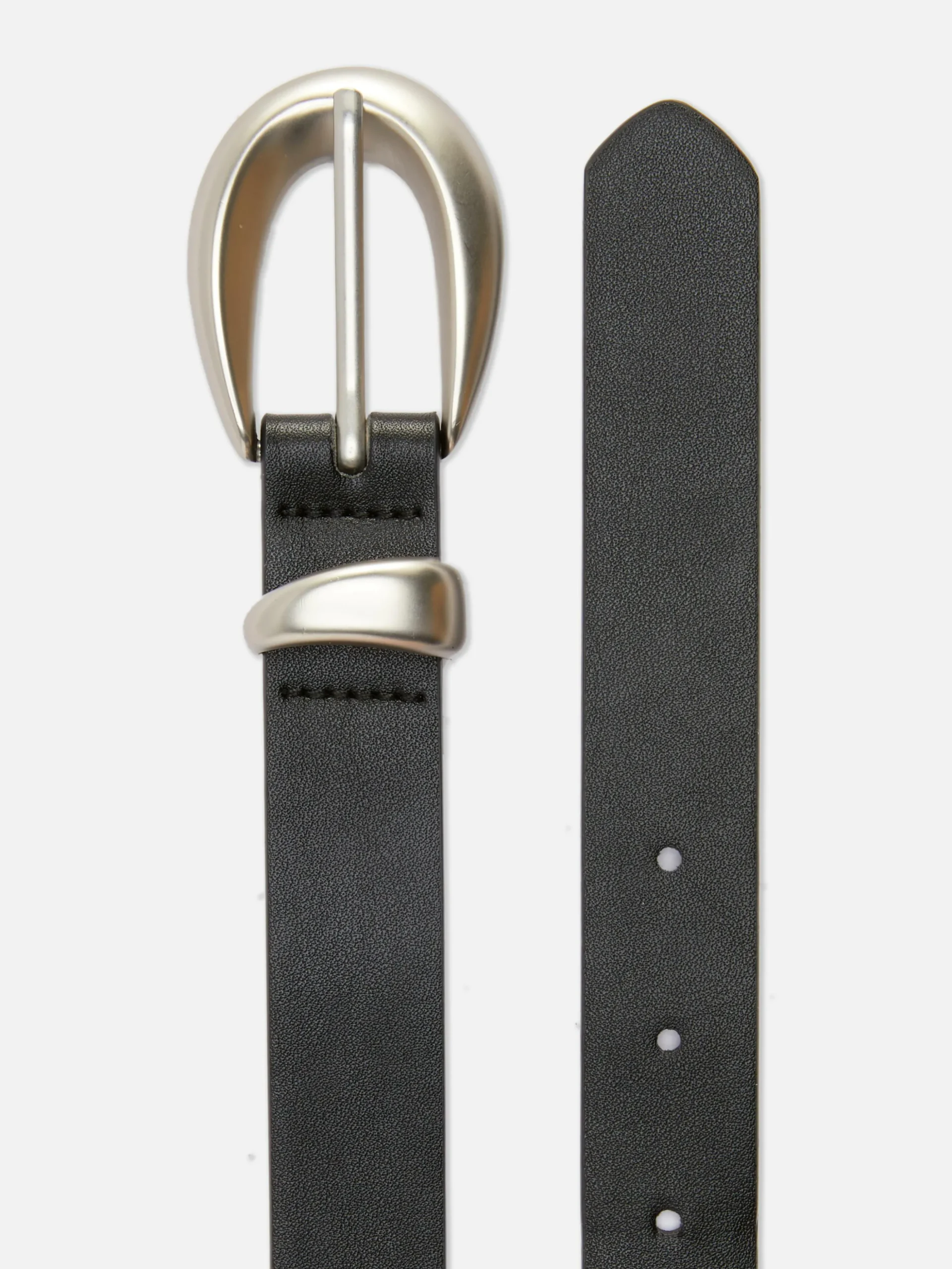 Asymmetrical Buckle Belt