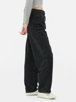 Balloon Leg Cargo Jeans