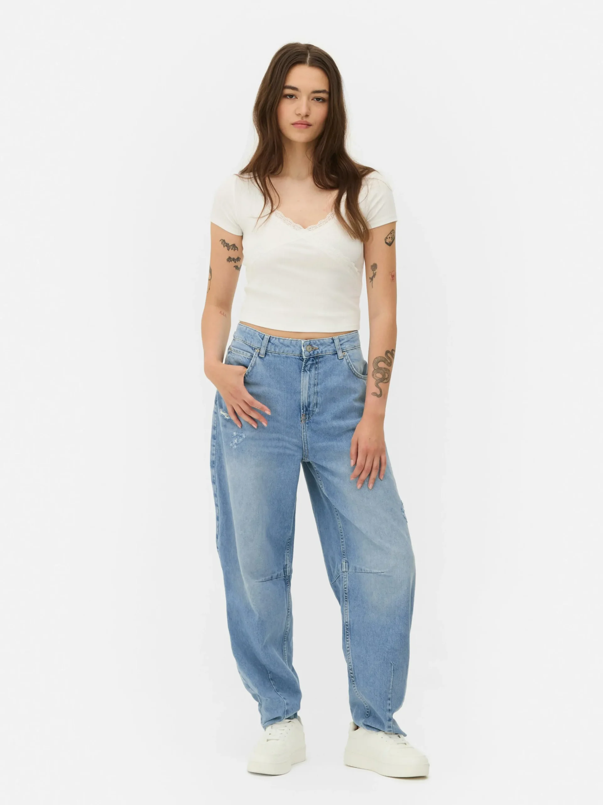 Barrel Leg Jeans