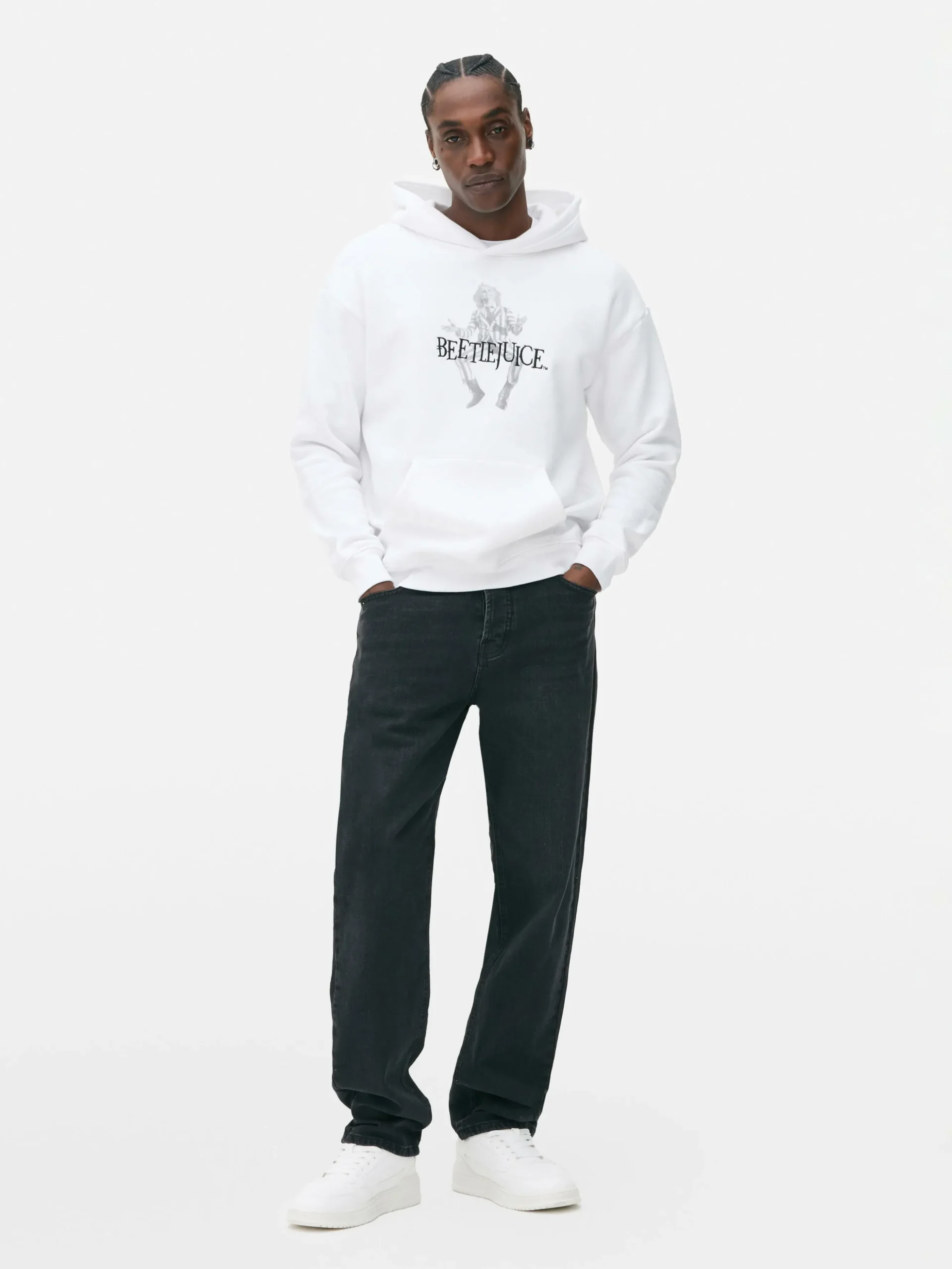 Beetlejuice Character Graphic Hoodie