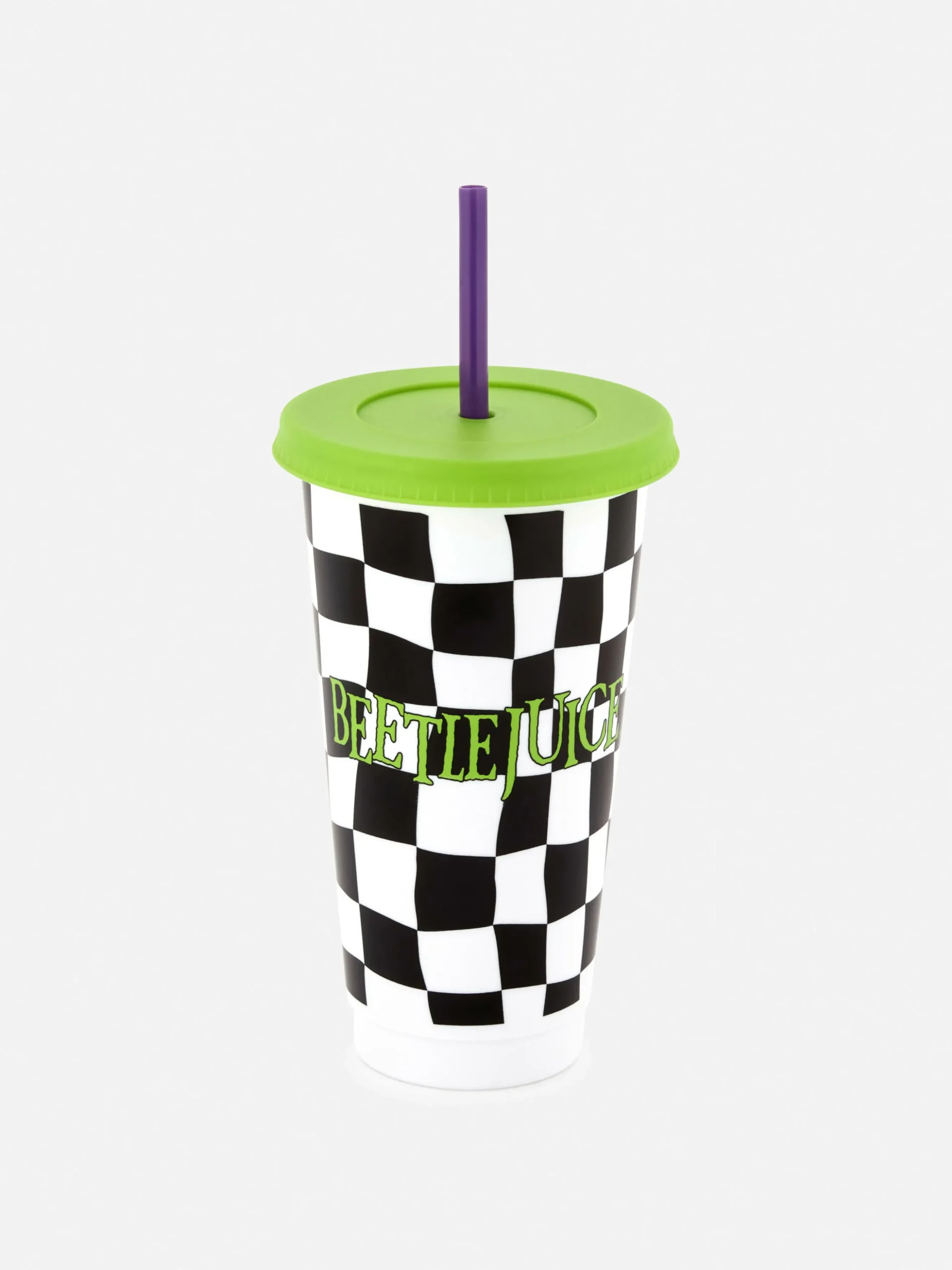 Beetlejuice Cup With Straw