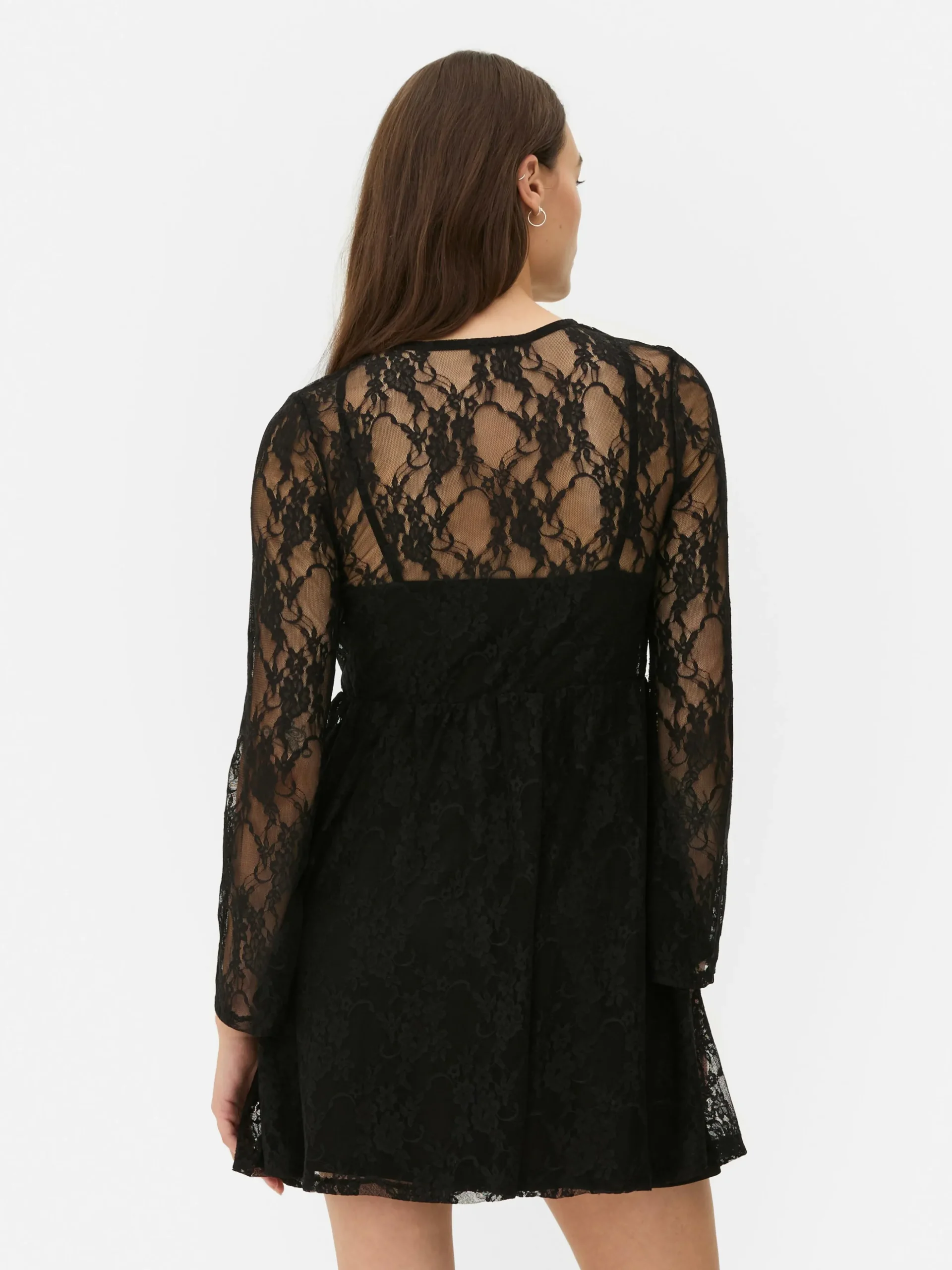 Beetlejuice X Colleen Atwood Lace Mini Dress