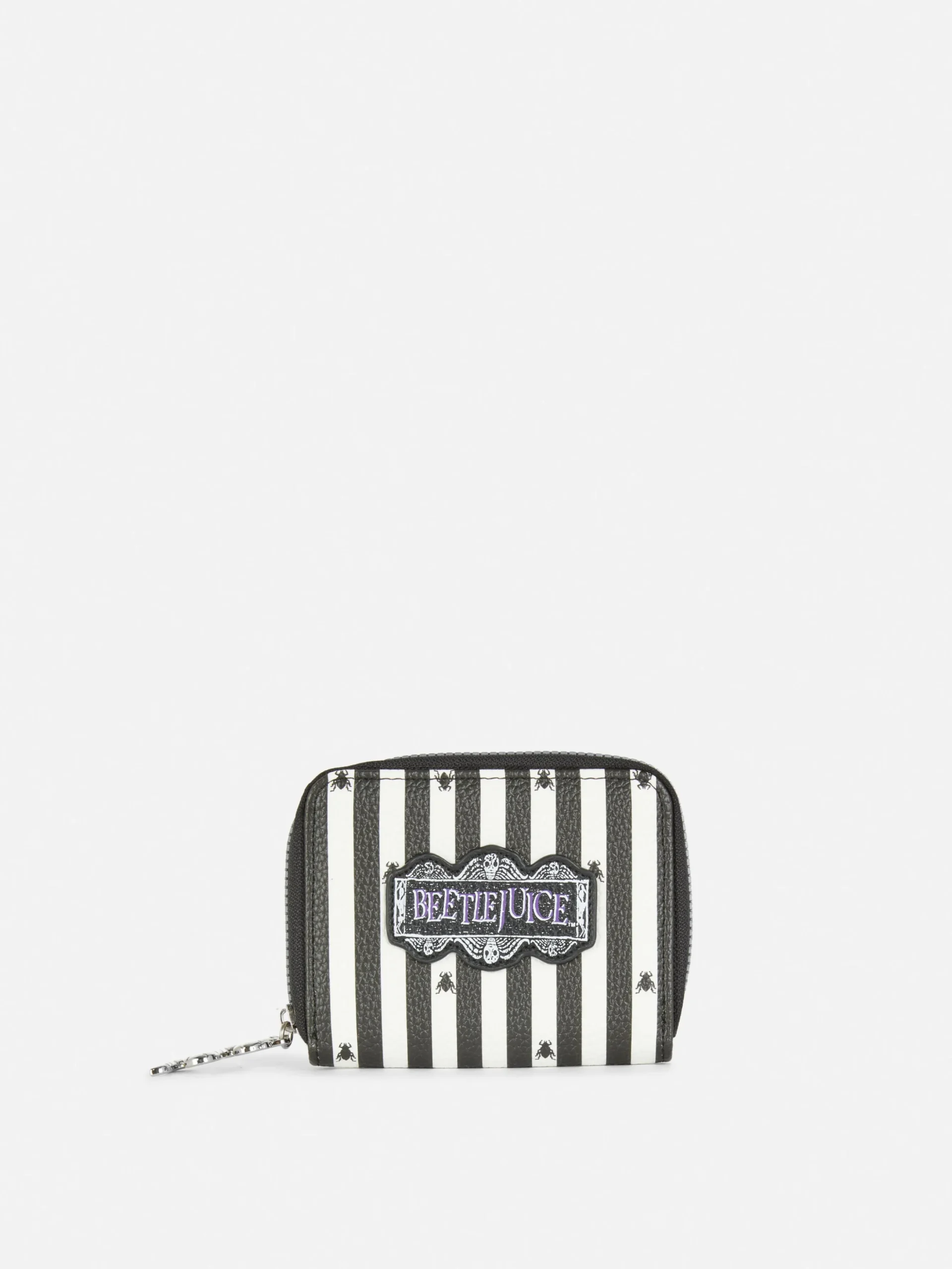 Beetlejuice Zip-Up Purse
