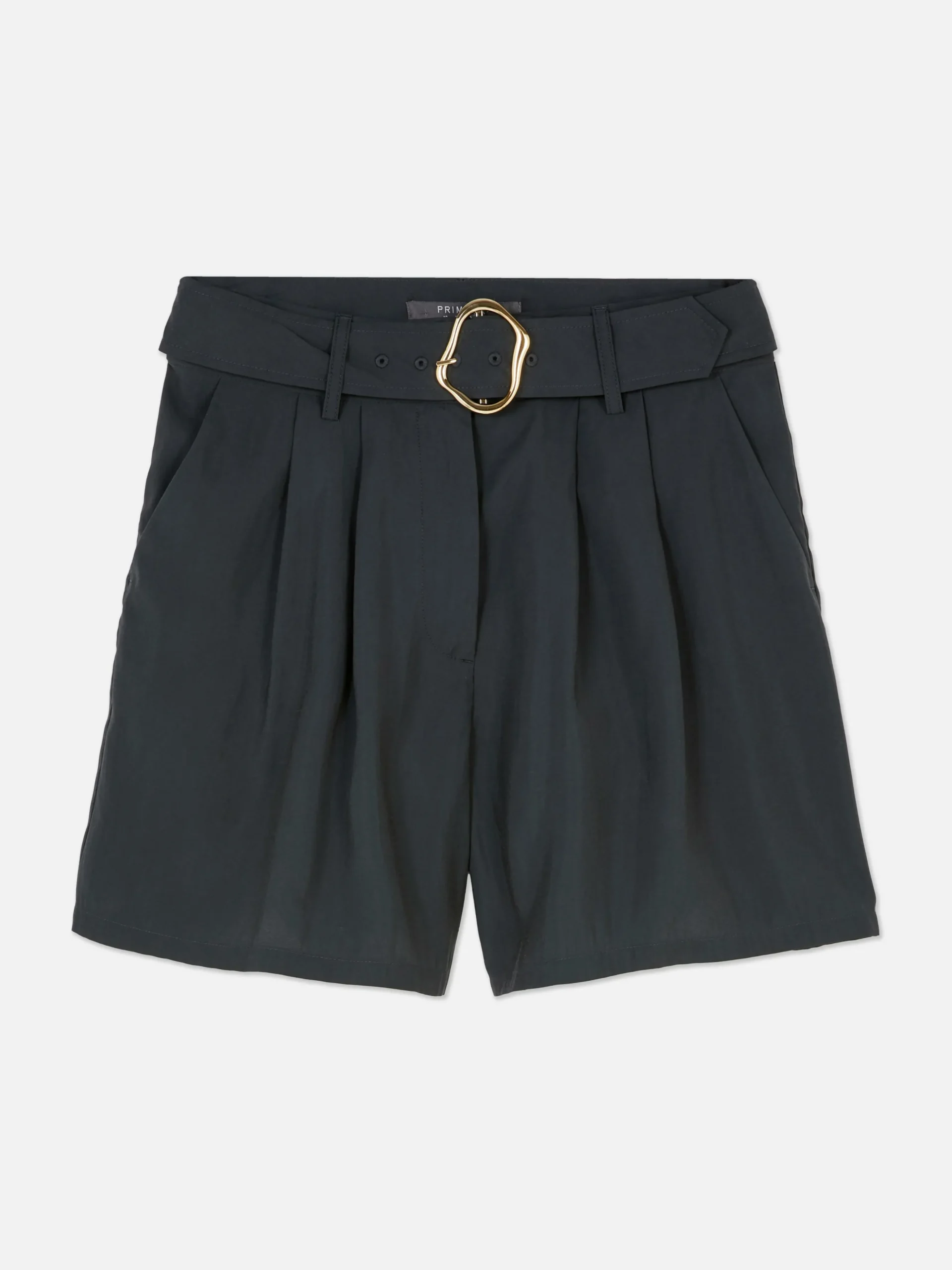 Belted Bermuda Shorts