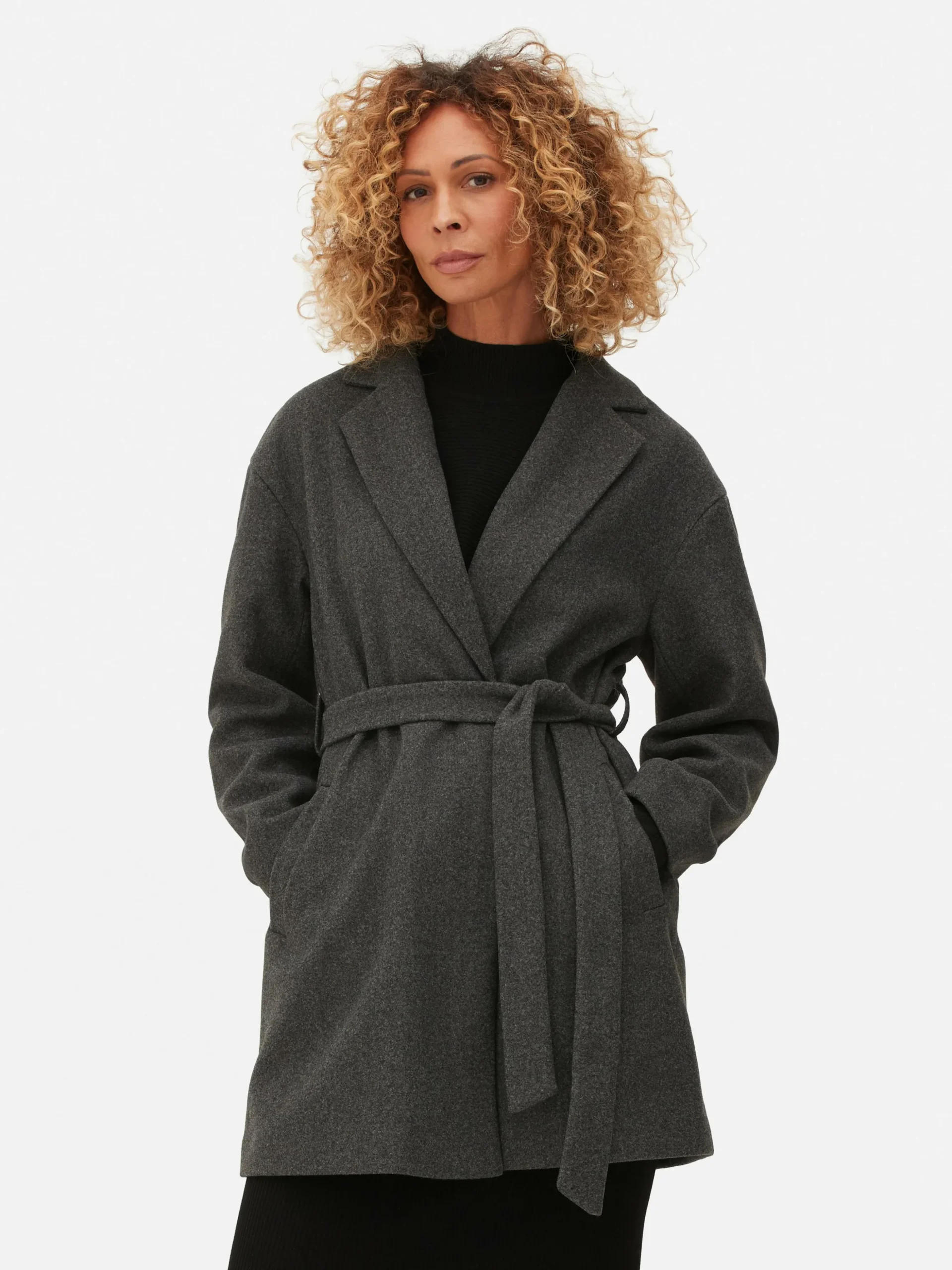 Belted Wrap Coat