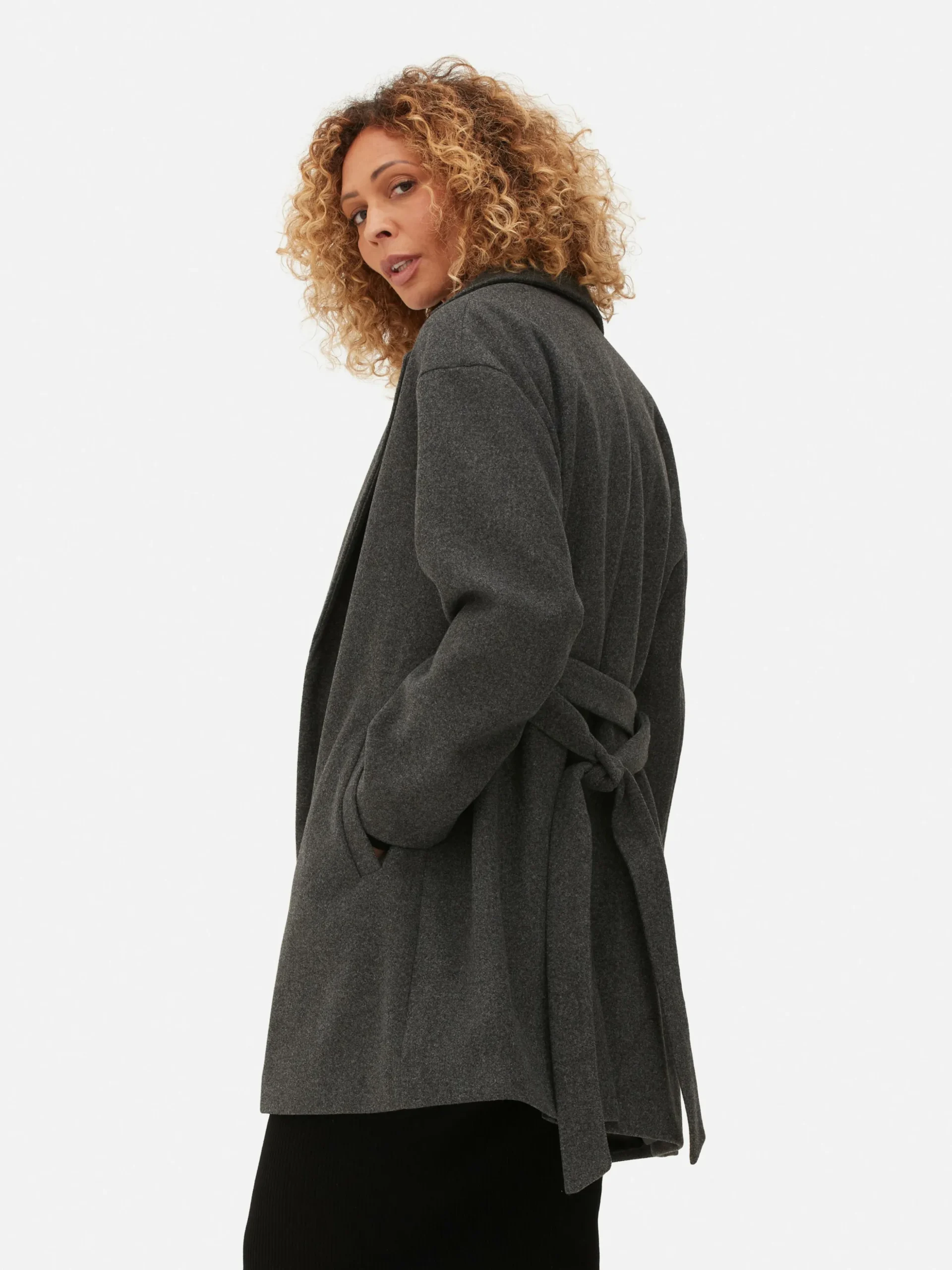 Belted Wrap Coat