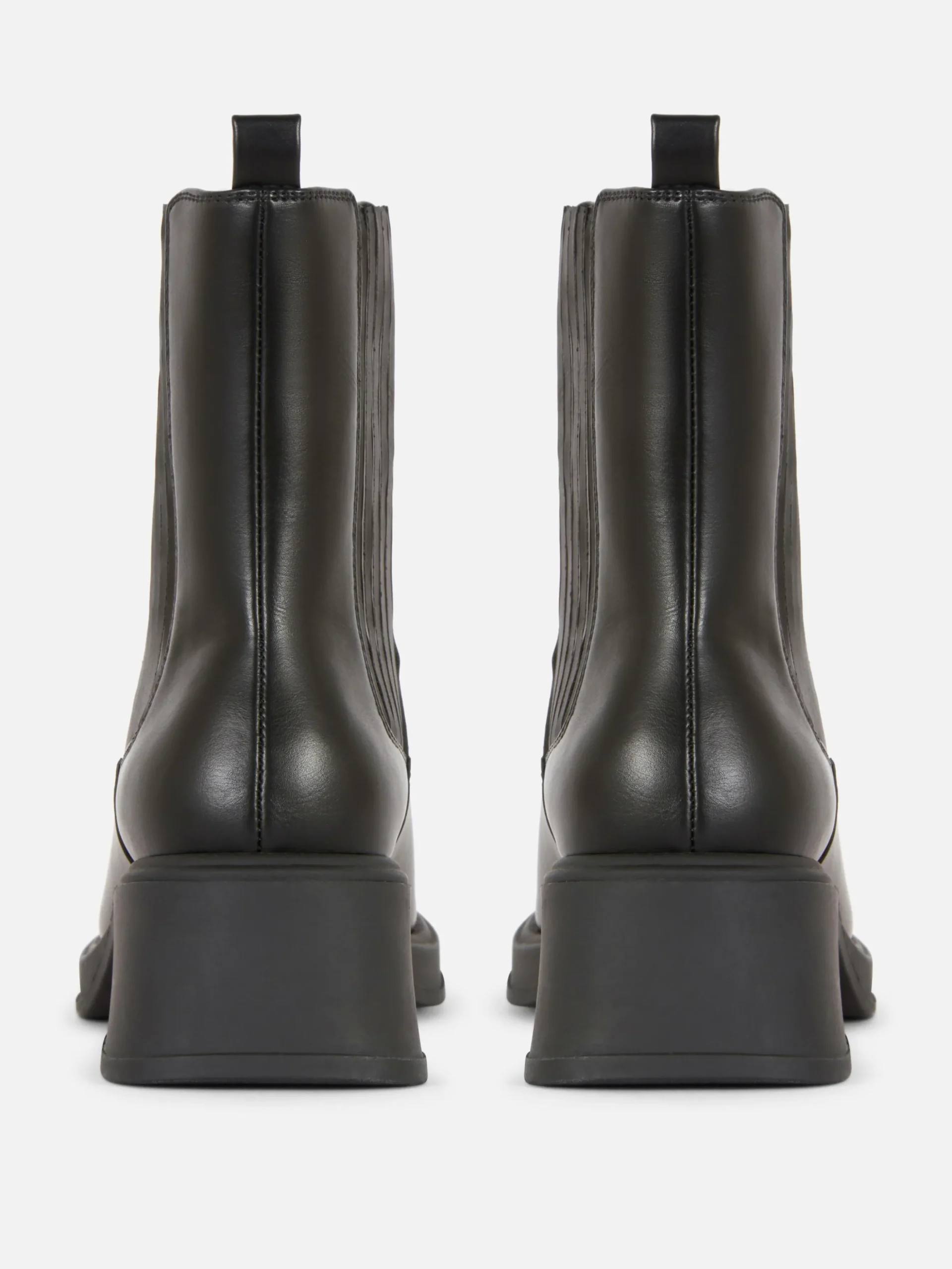 Block Heel Chelsea Boots