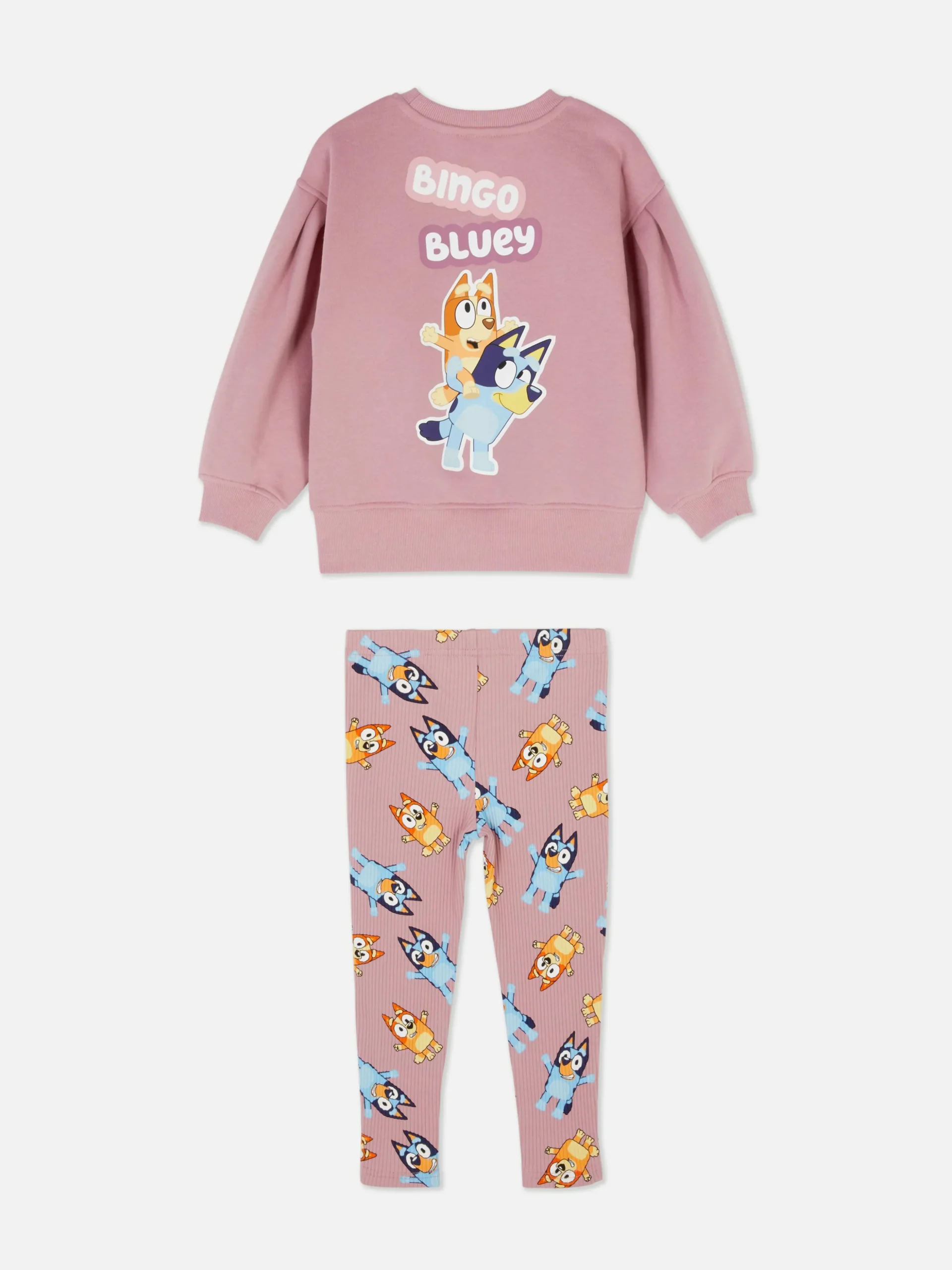Bluey Sweatshirt And Ribbed Leggings Set