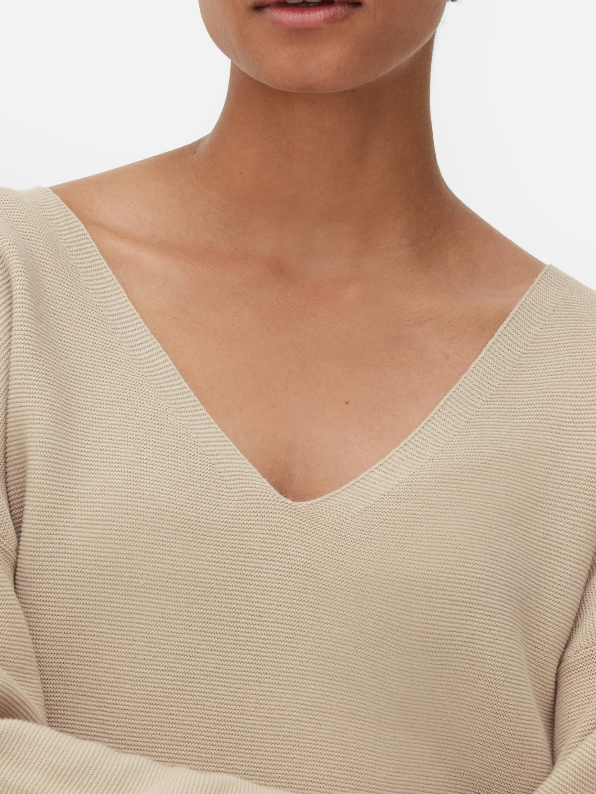 Boat Neck Long Sleeve Sweater