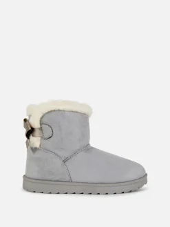Bow Embellished Boots