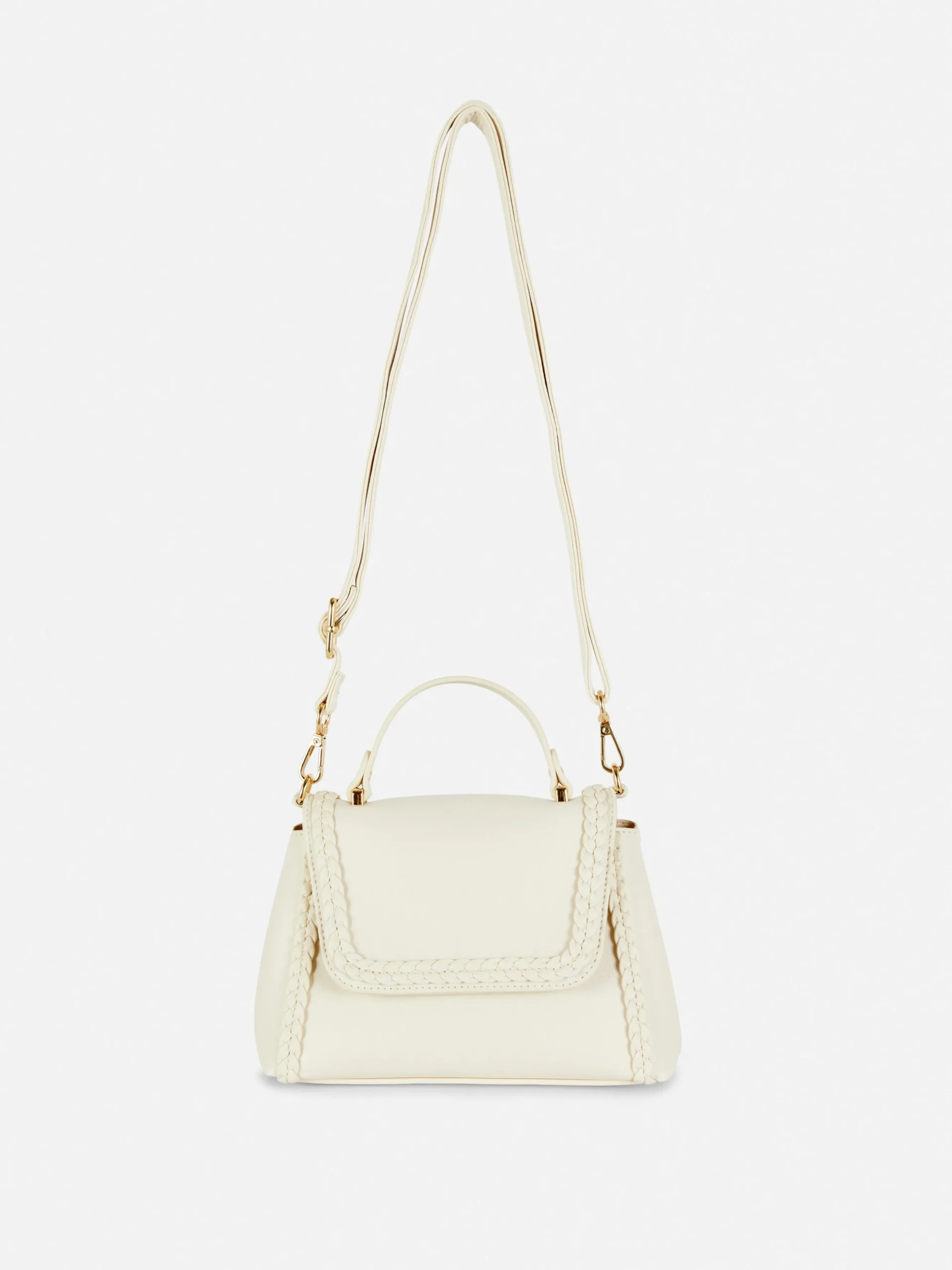 Braided Trim Crossbody Bag