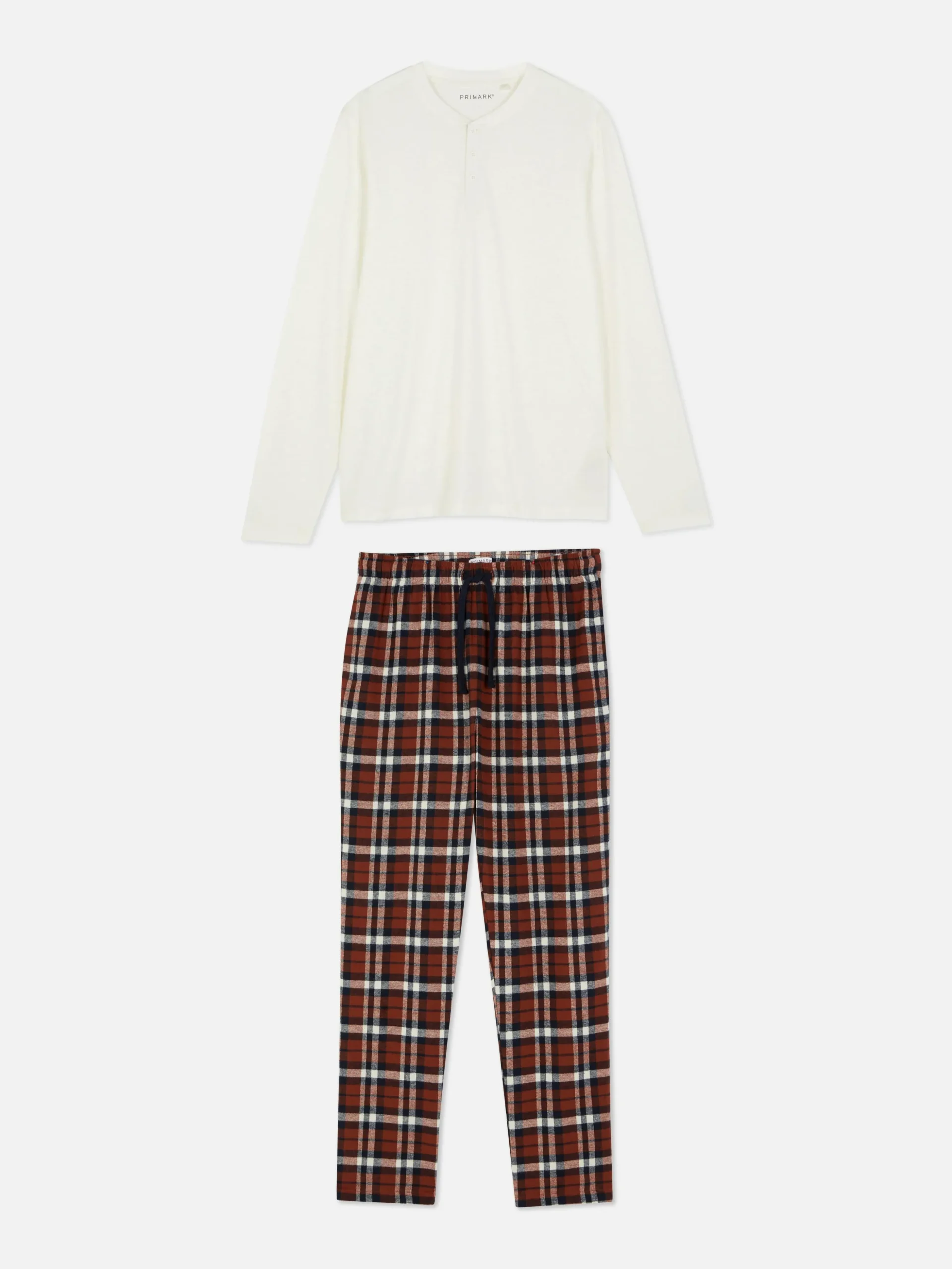 Brushed Long Pajamas