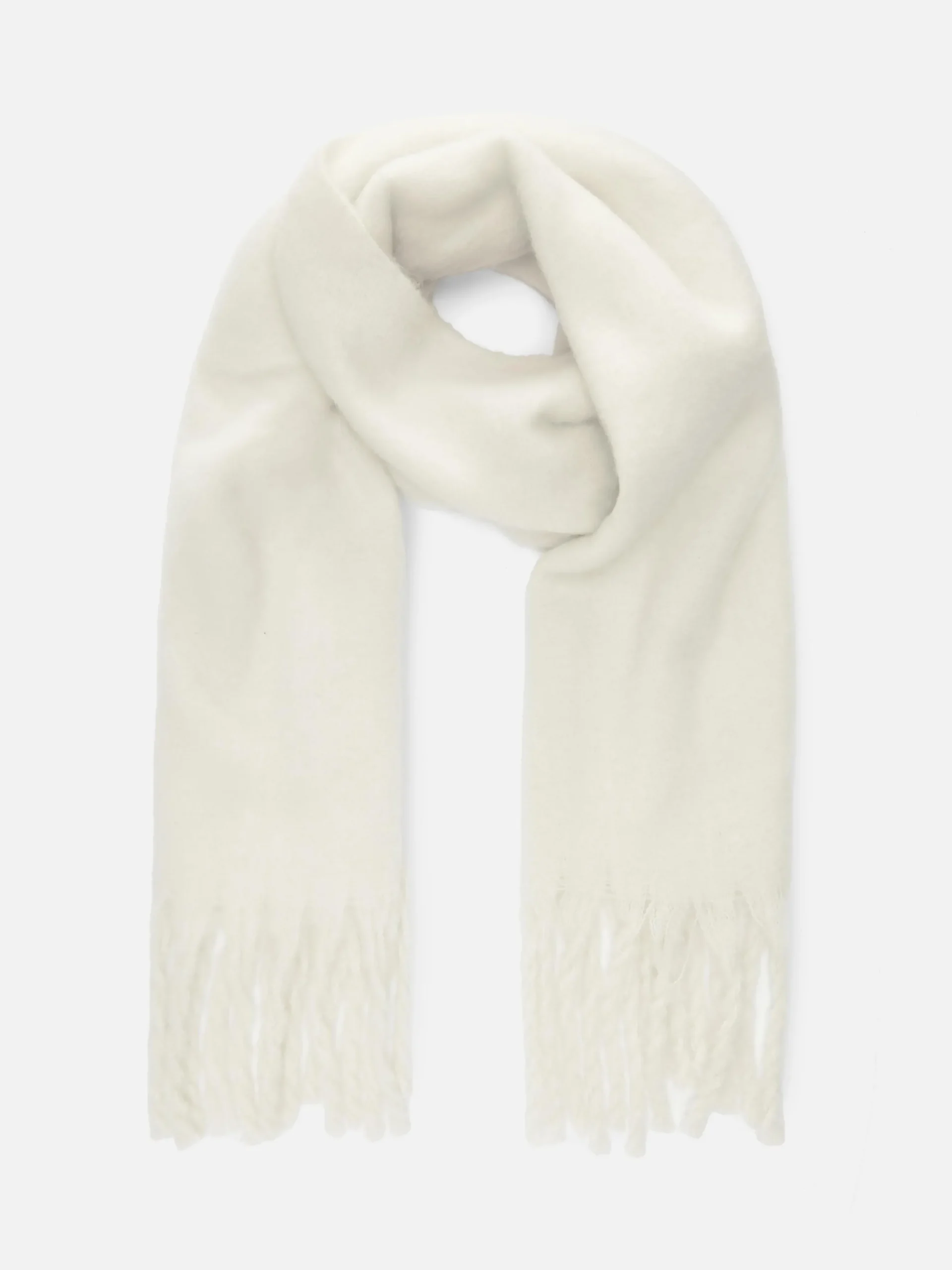 Brushed Tassel Scarf