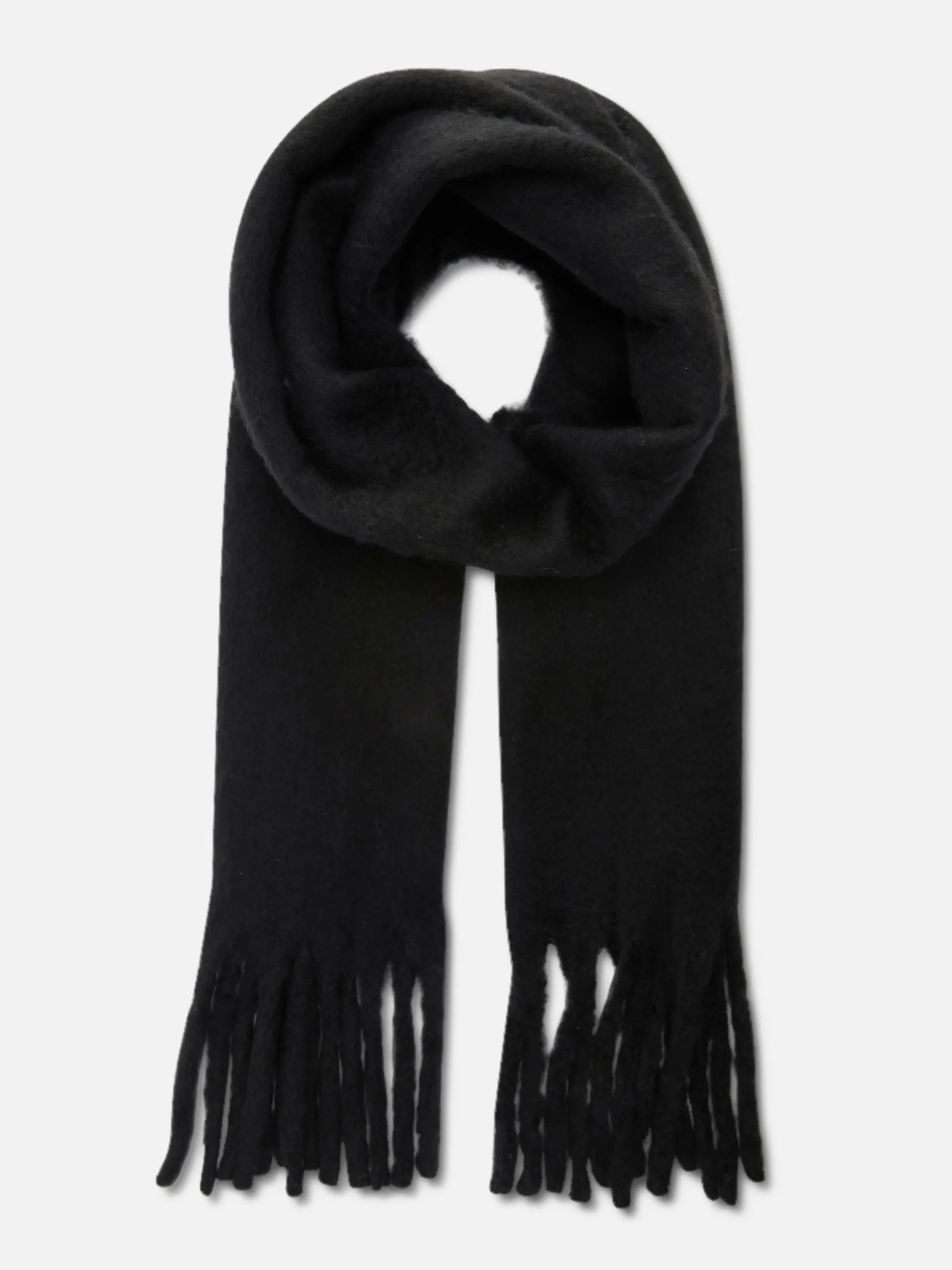 Brushed Tassel Scarf