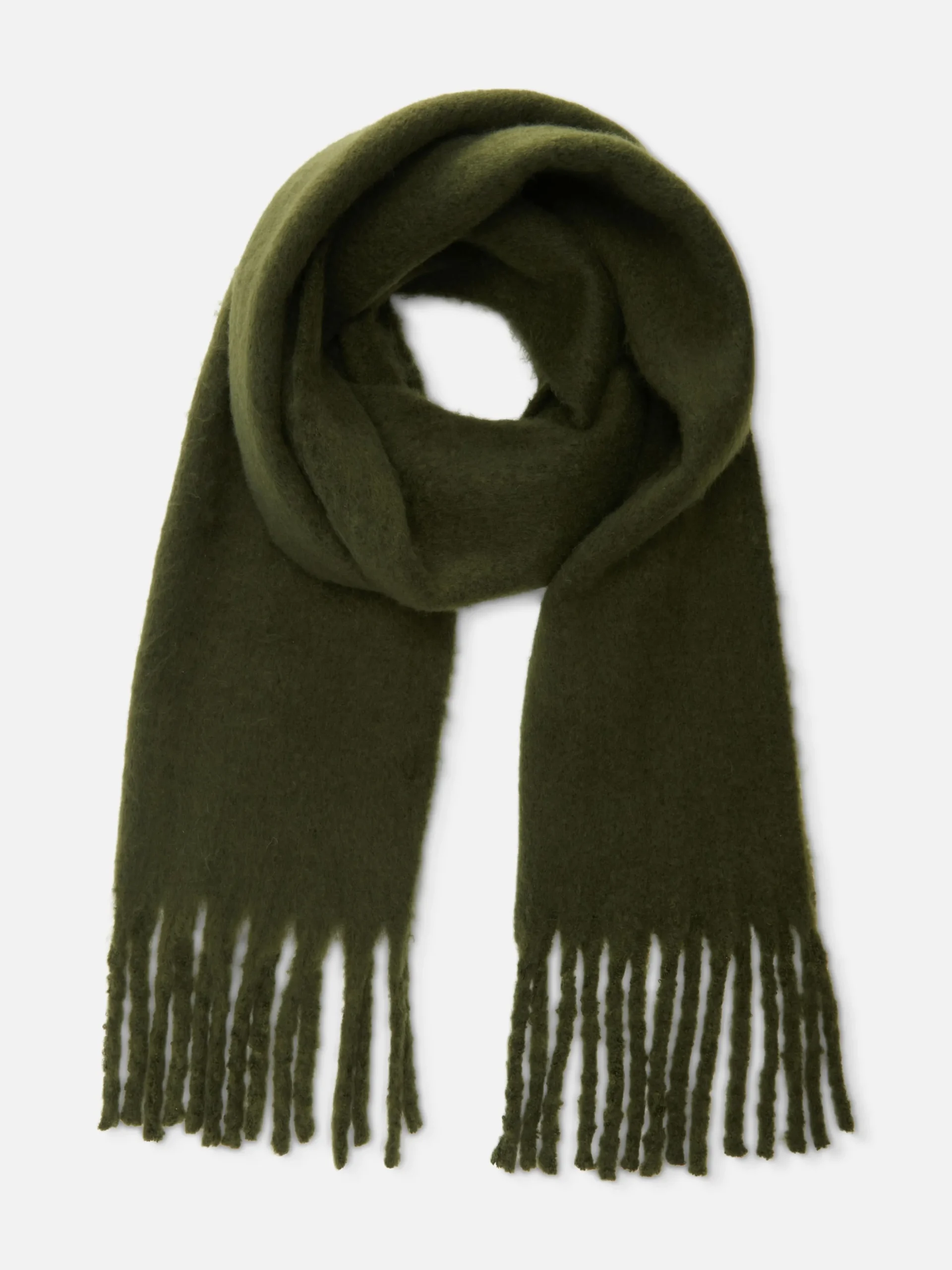 Brushed Tassel Scarf
