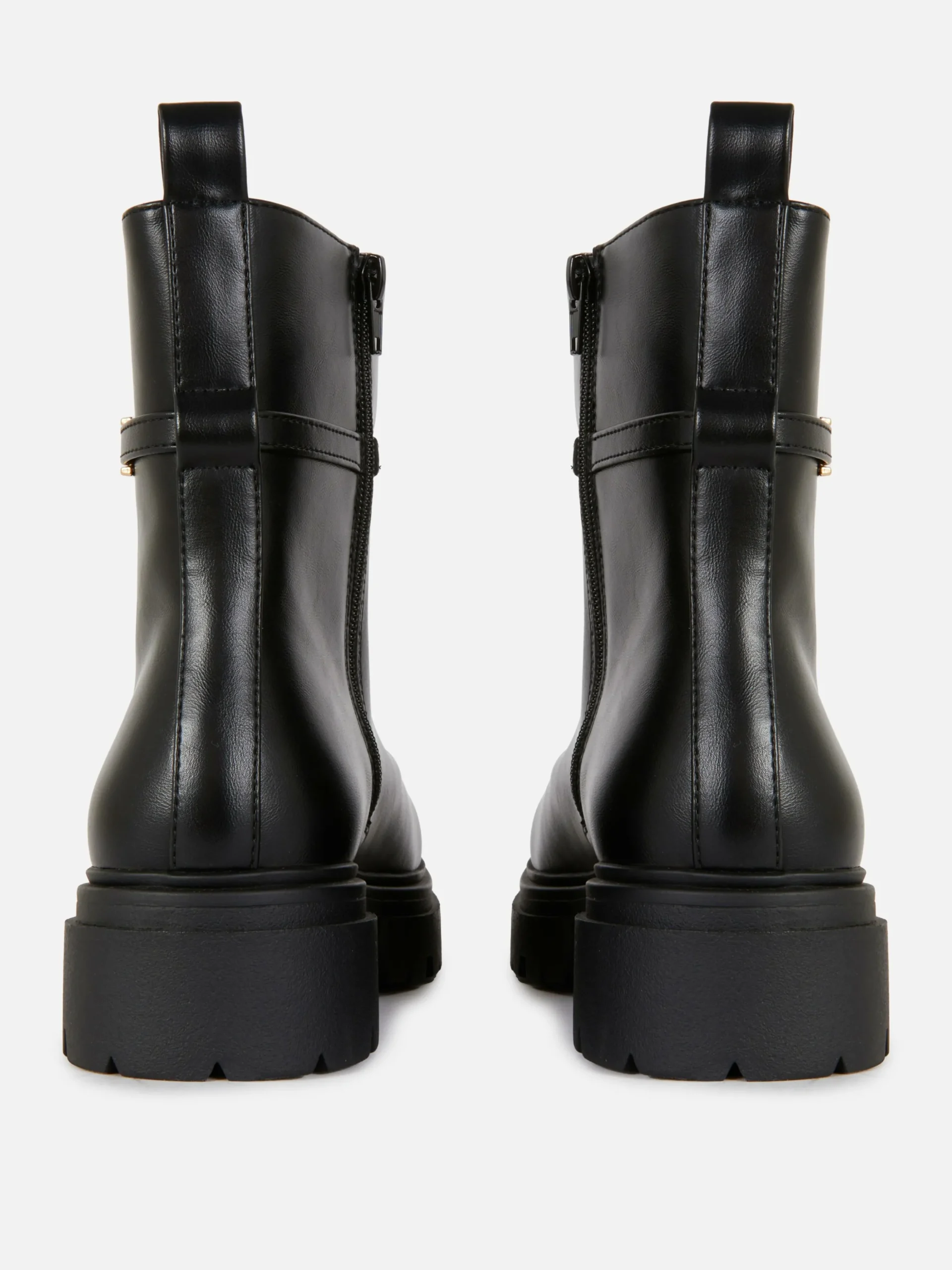 Buckle Detail Ankle Boots