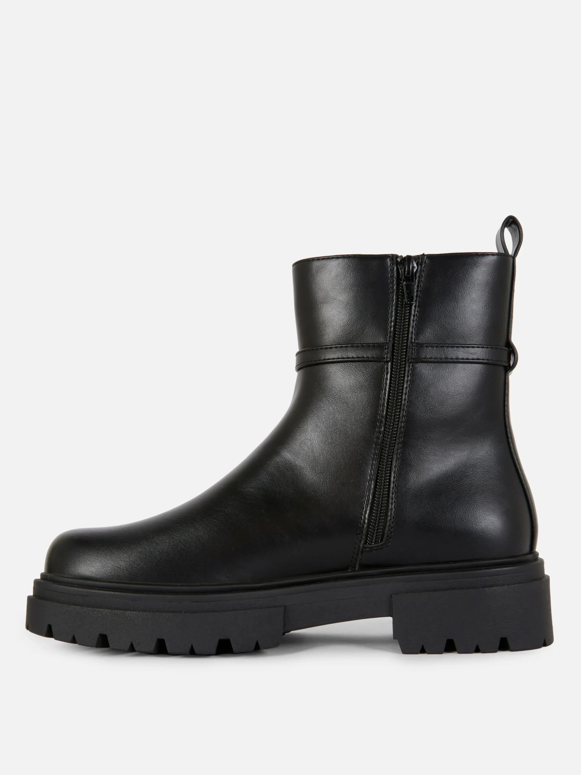 Buckle Detail Ankle Boots
