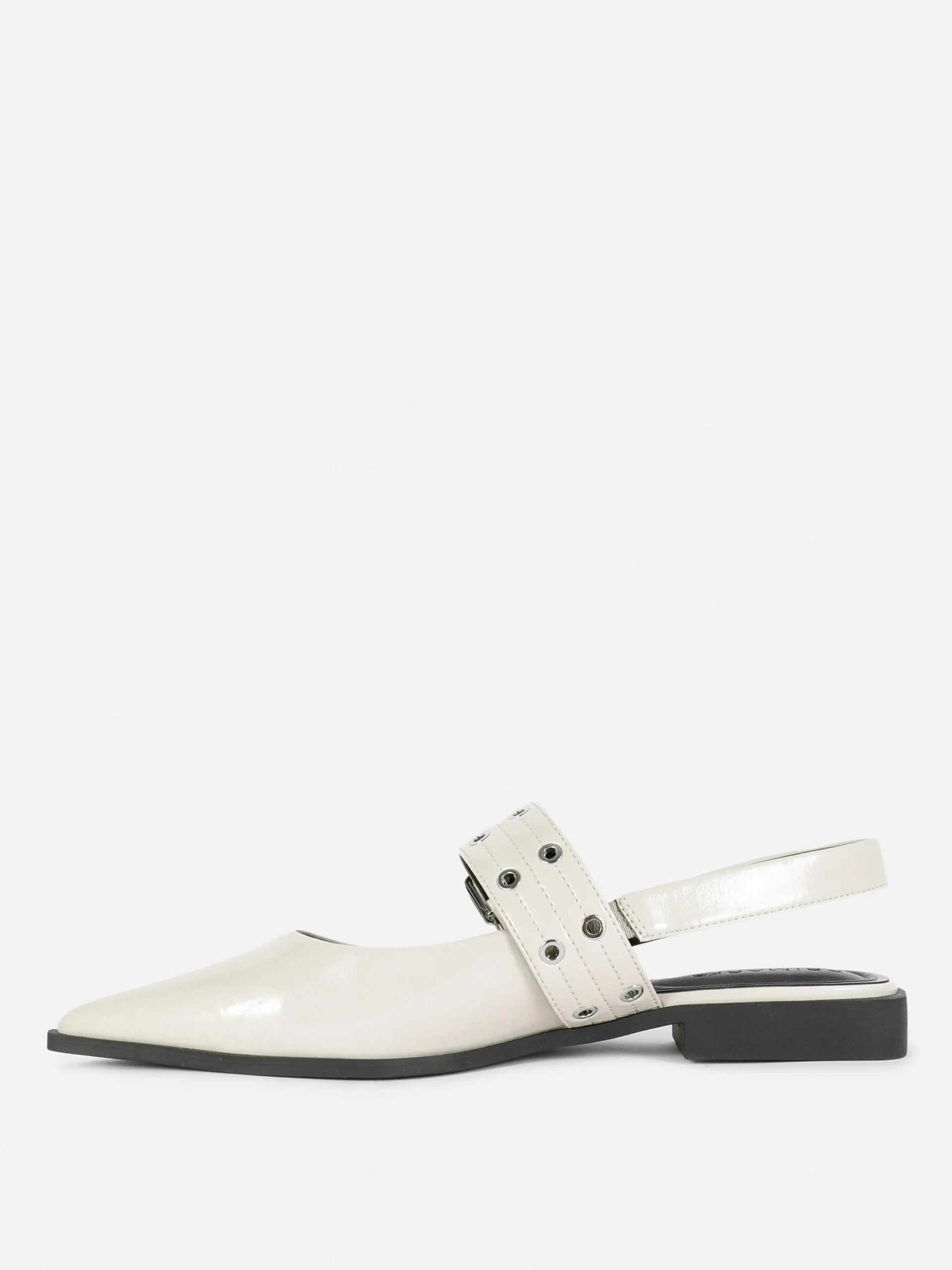 Buckle Slingback Ballerina Flats