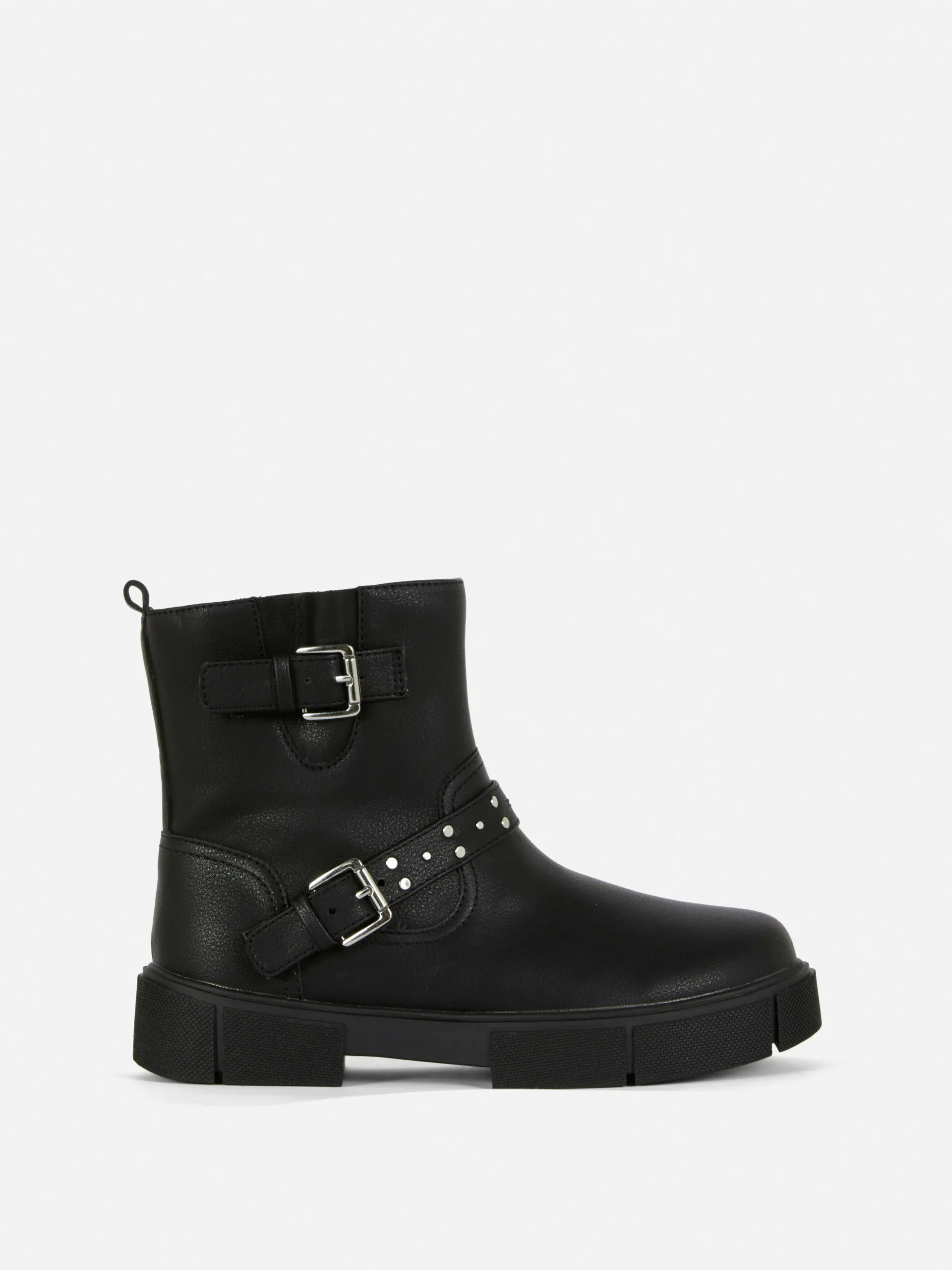 Buckle Strap Ankle Boots