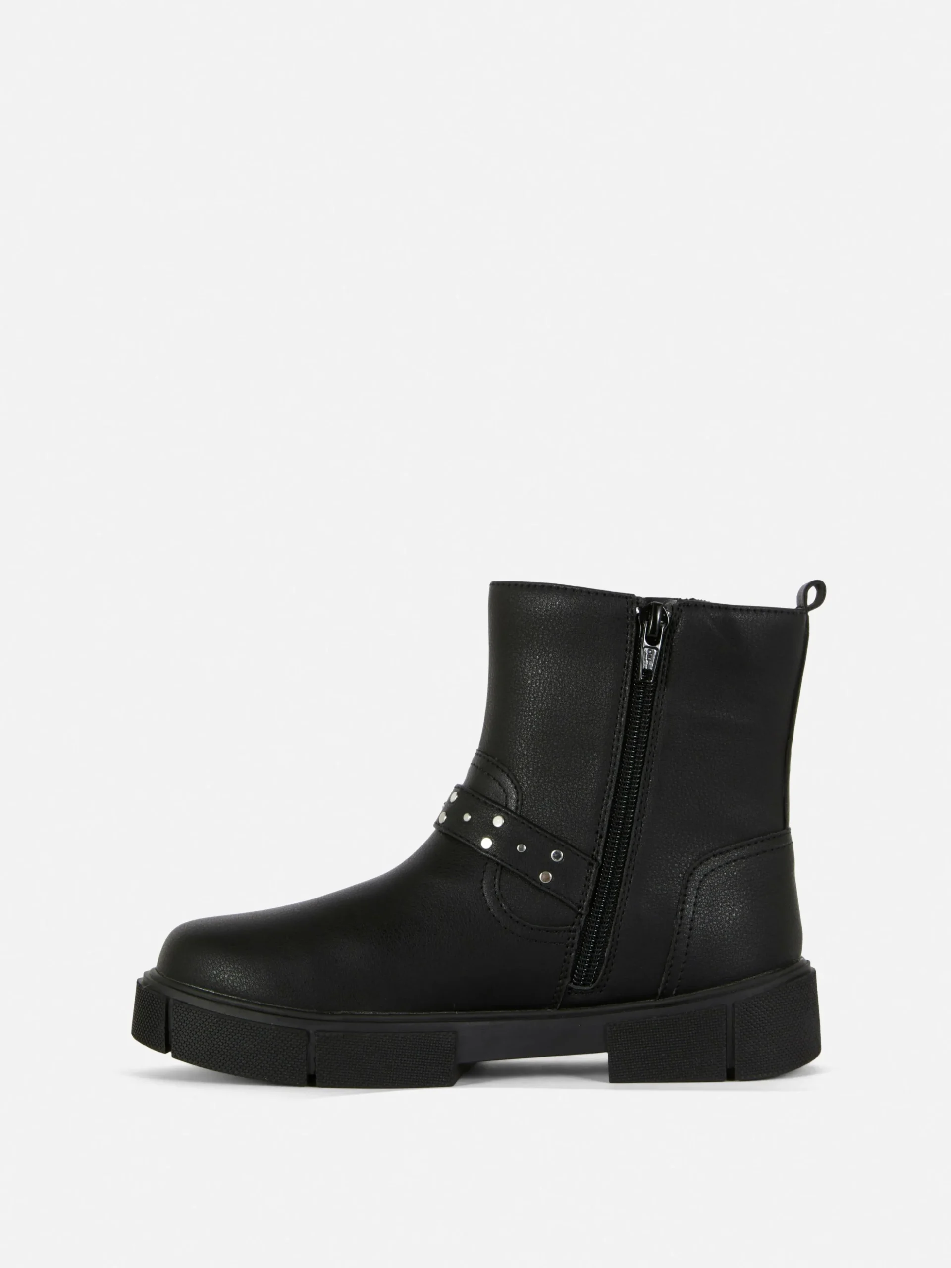 Buckle Strap Ankle Boots