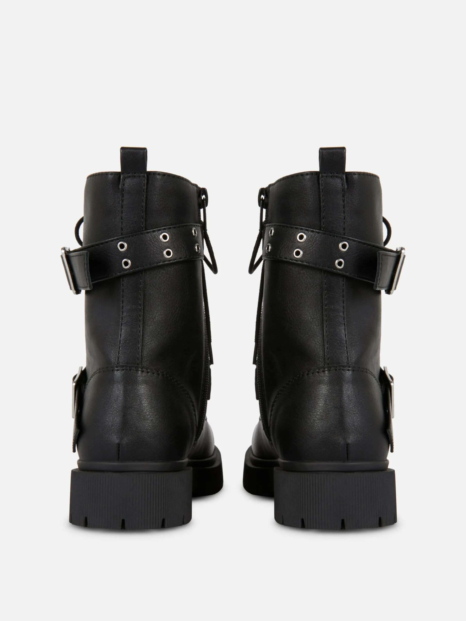 Buckled Biker Boots