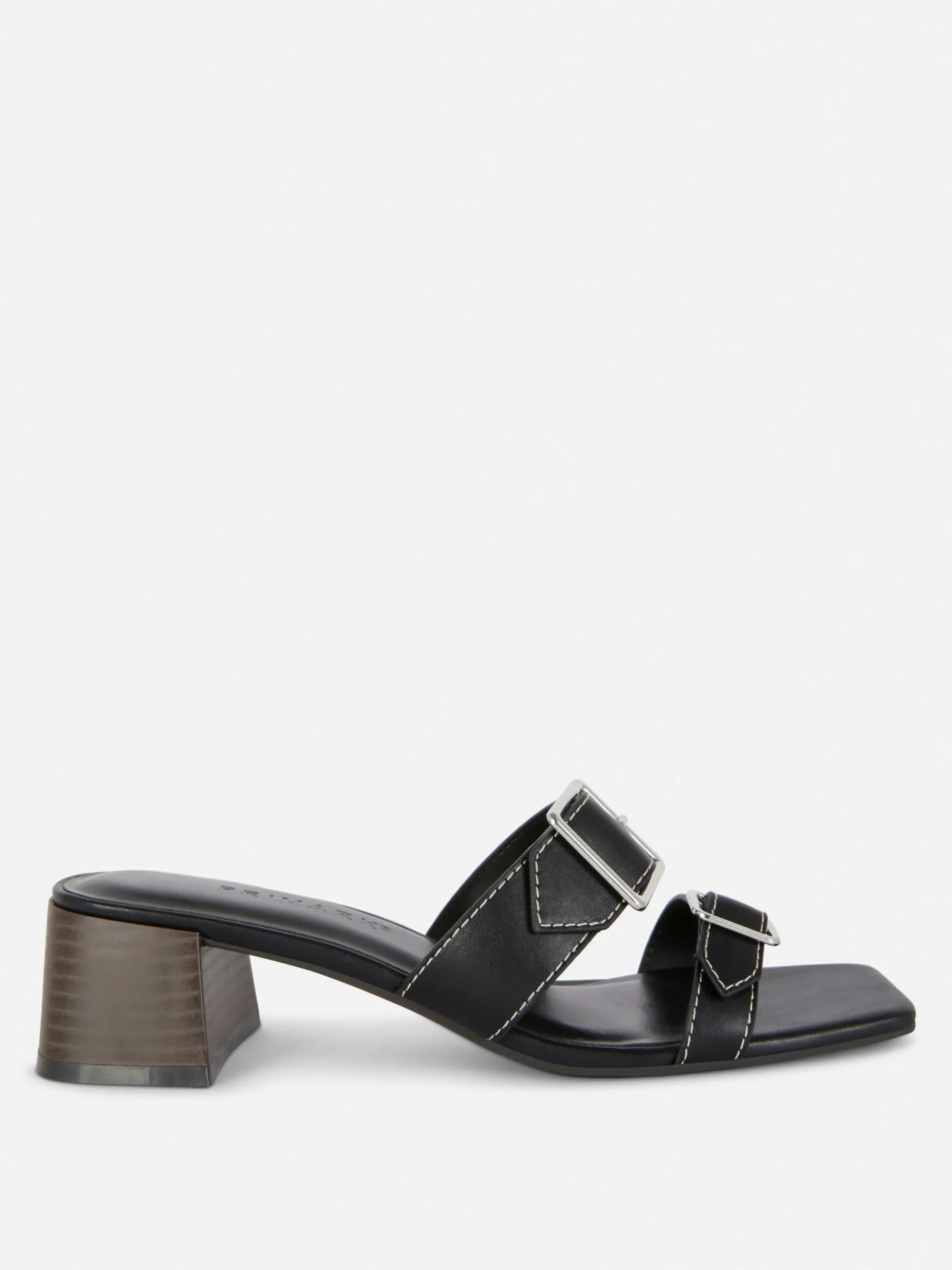 Buckled Block Heel Sandals