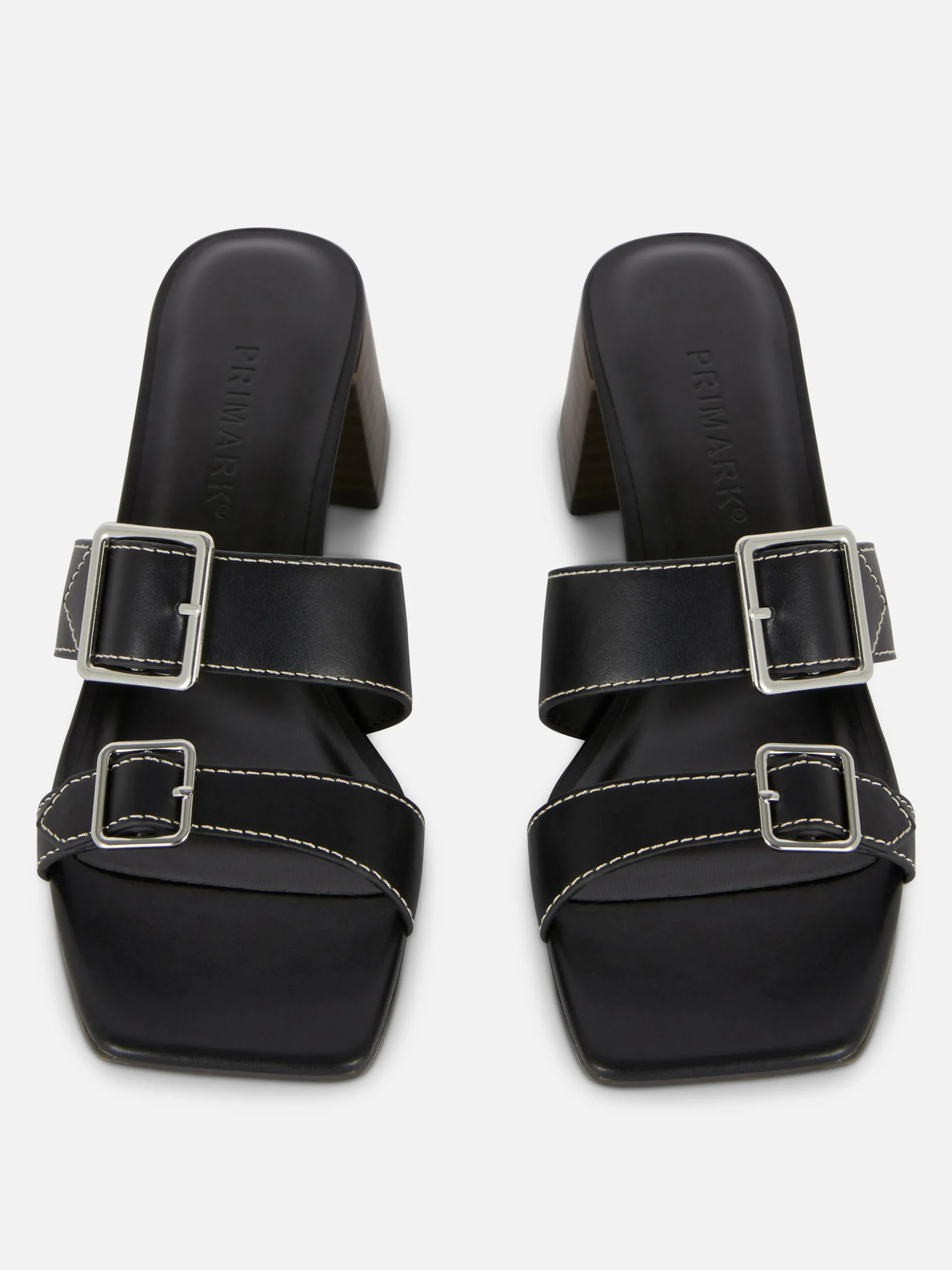 Buckled Block Heel Sandals