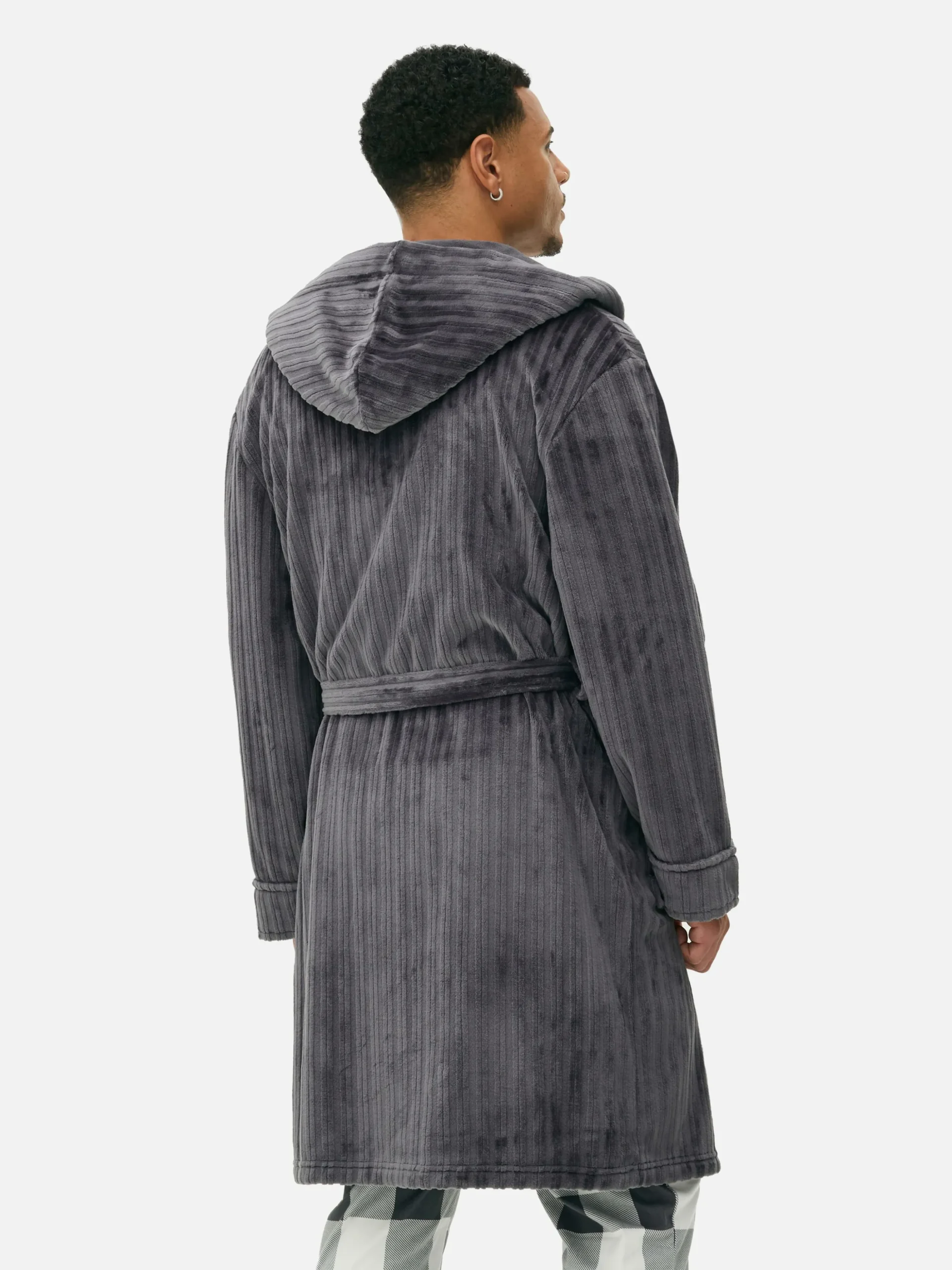 Burnout Striped Robe