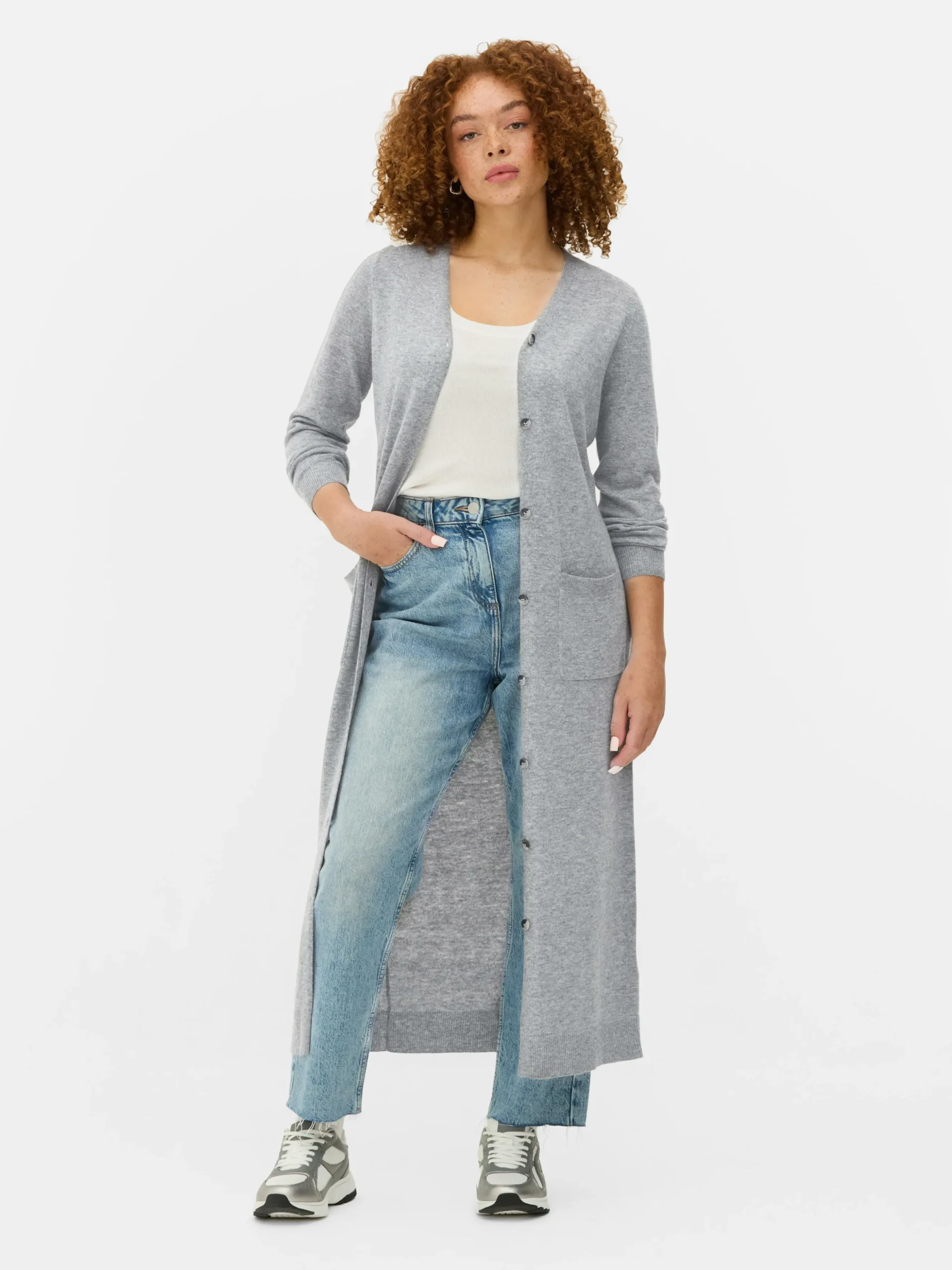 Button-Up Maxi Cardigan
