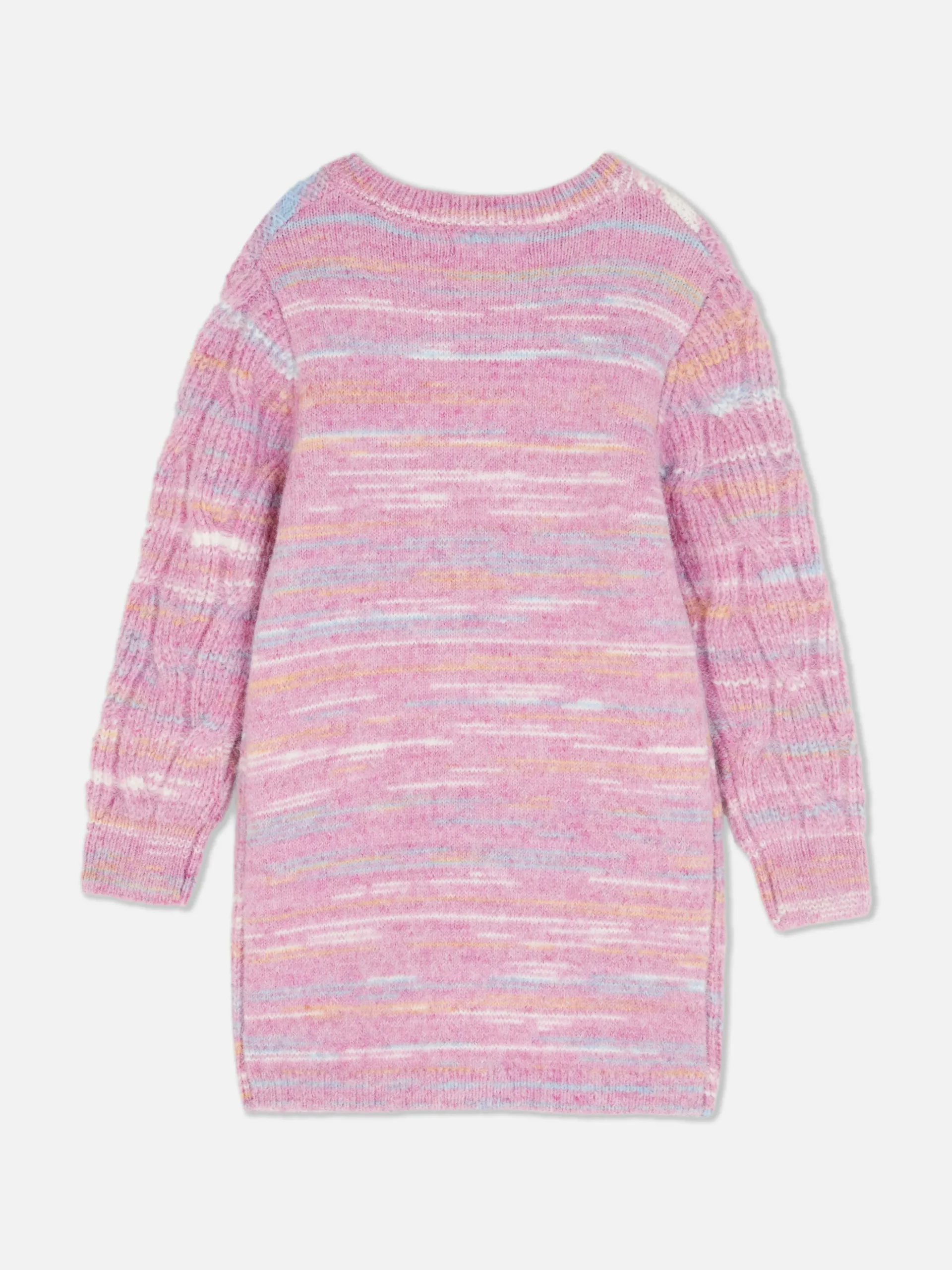 Cable Knit Sweater Dress And Tights Set