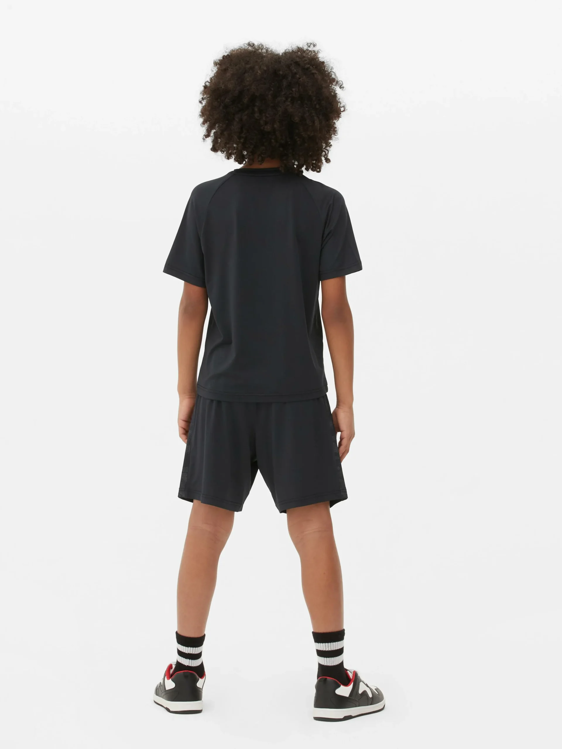 Camo Active T-Shirt And Shorts Set