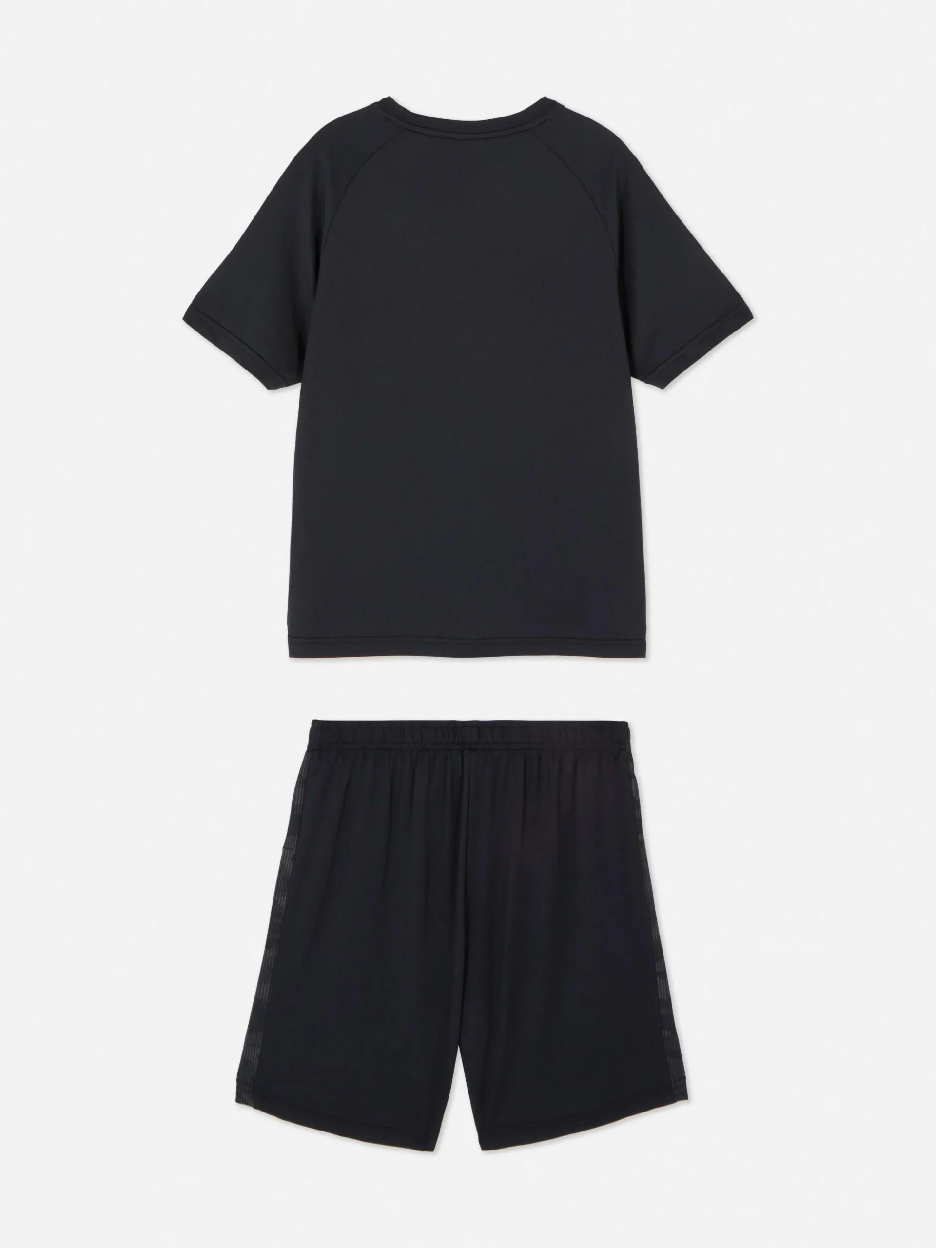 Camo Active T-Shirt And Shorts Set