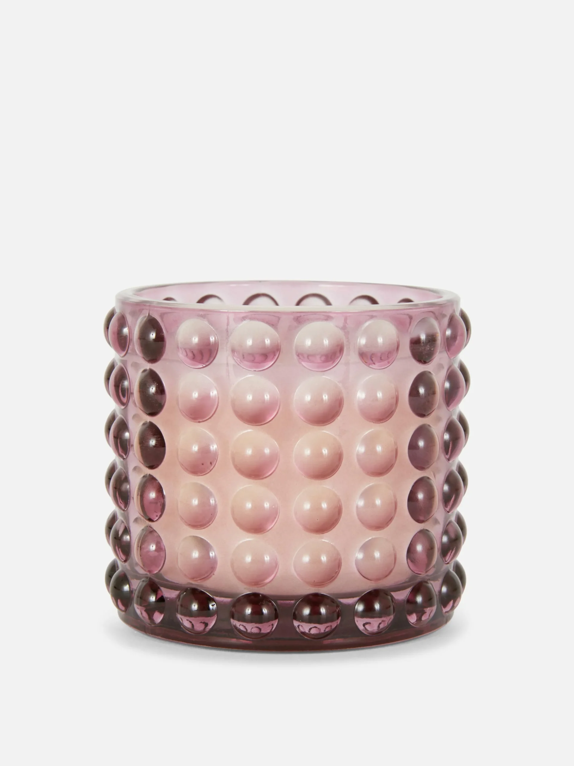 Candle In Bubble Textured Pot