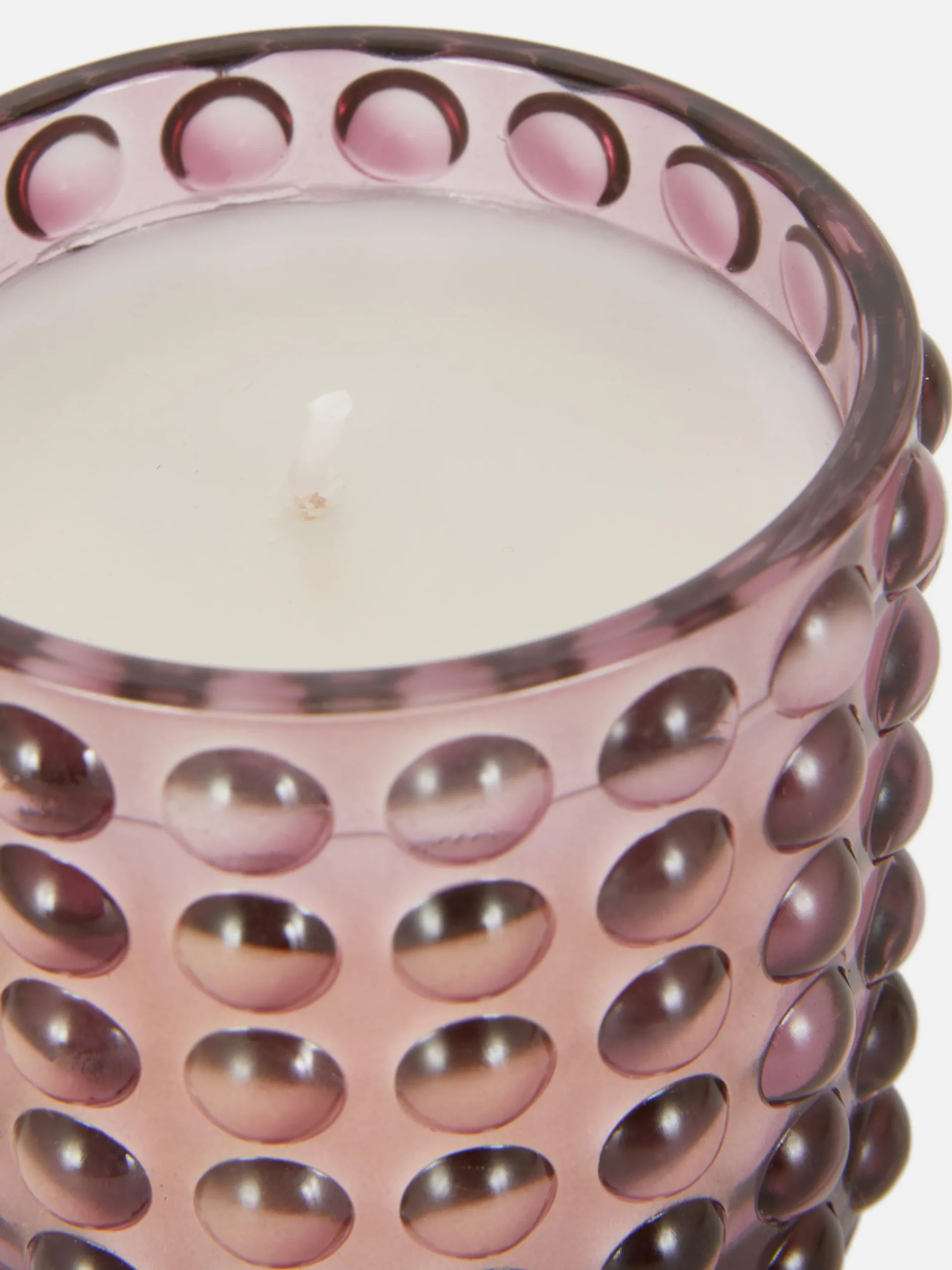 Candle In Bubble Textured Pot