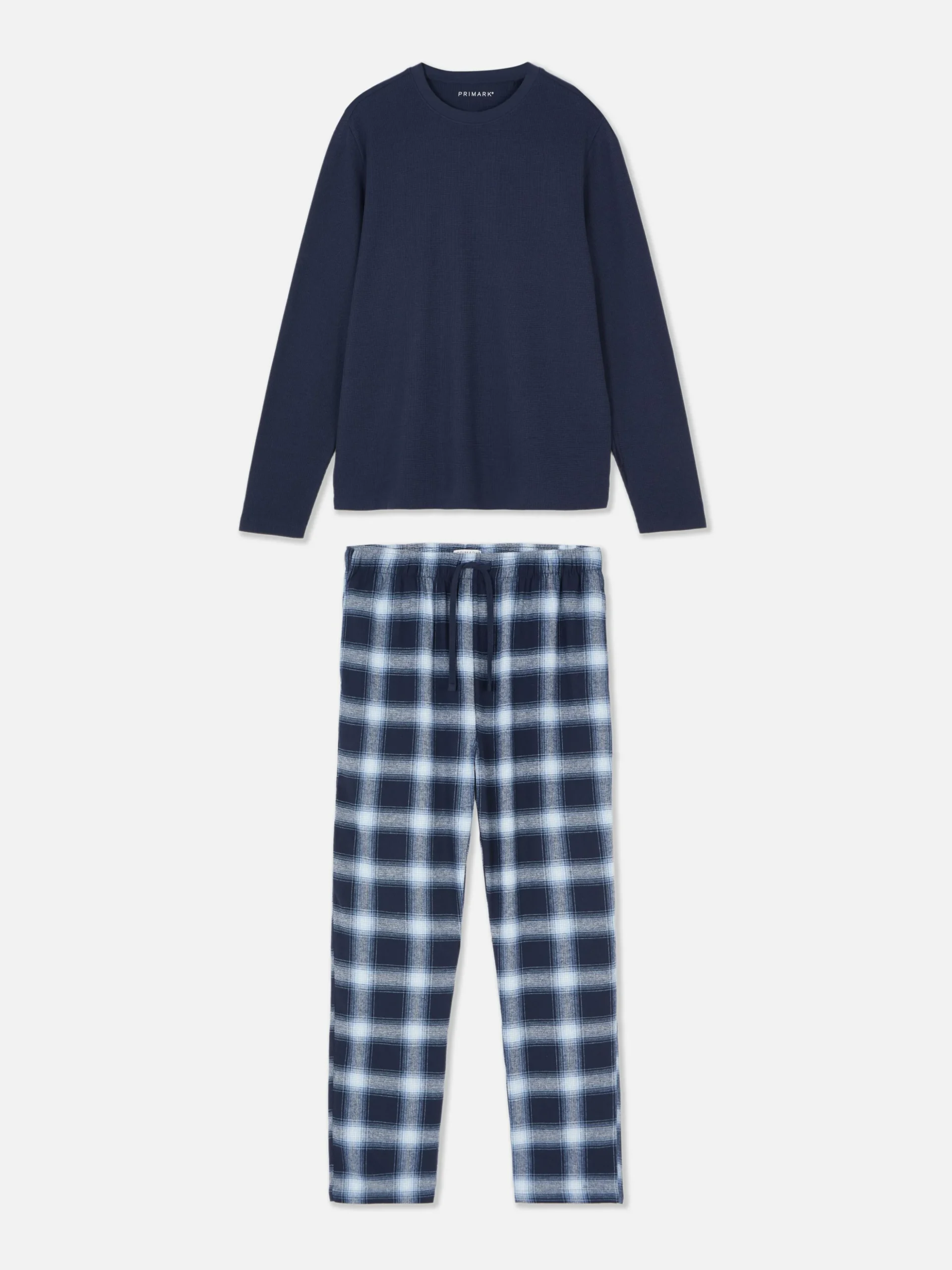 Check Brushed Cotton Pajamas