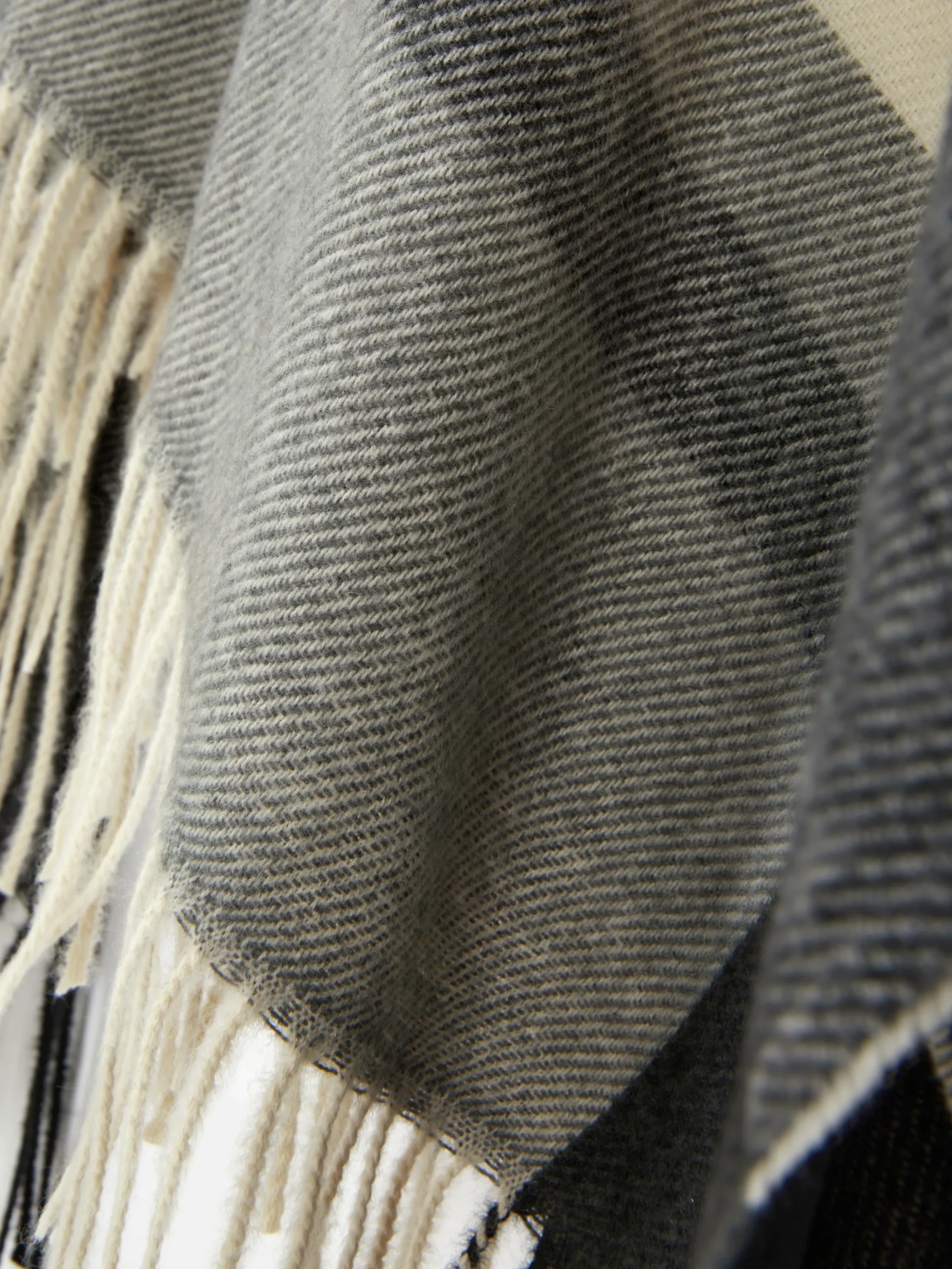 Check Design Cape Scarf