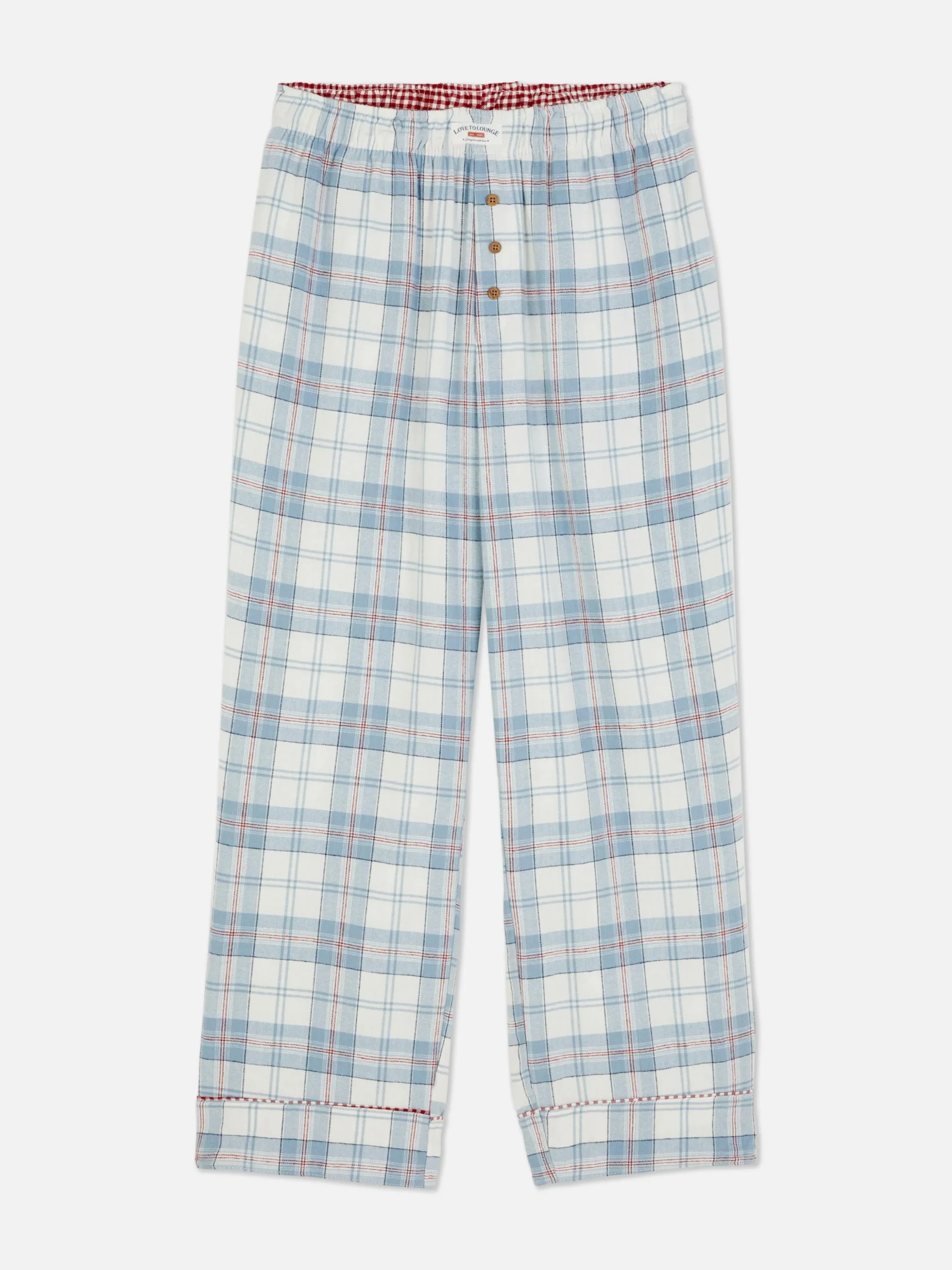 Check Flannel Pajama Bottoms
