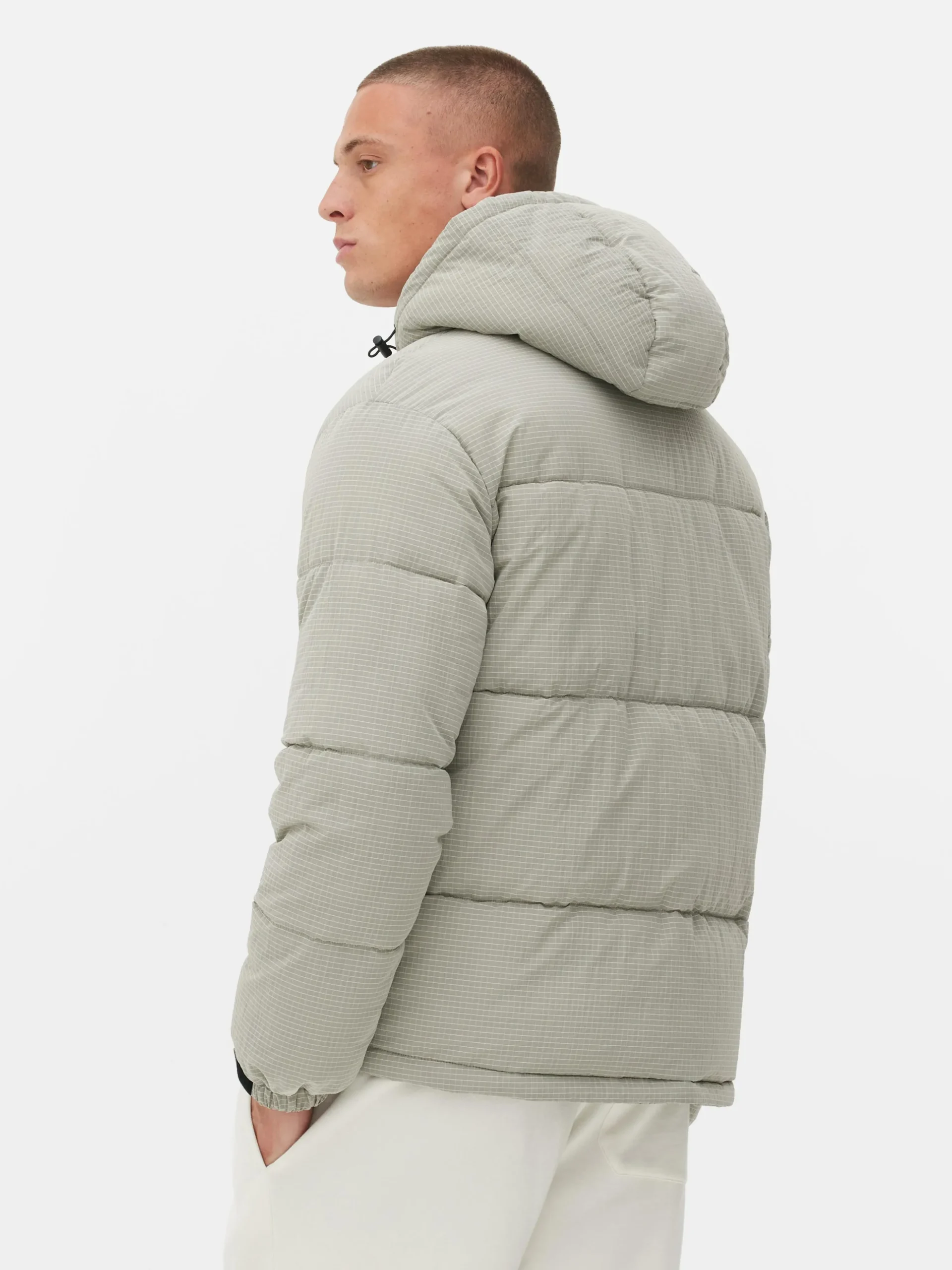 Check Puffer Jacket