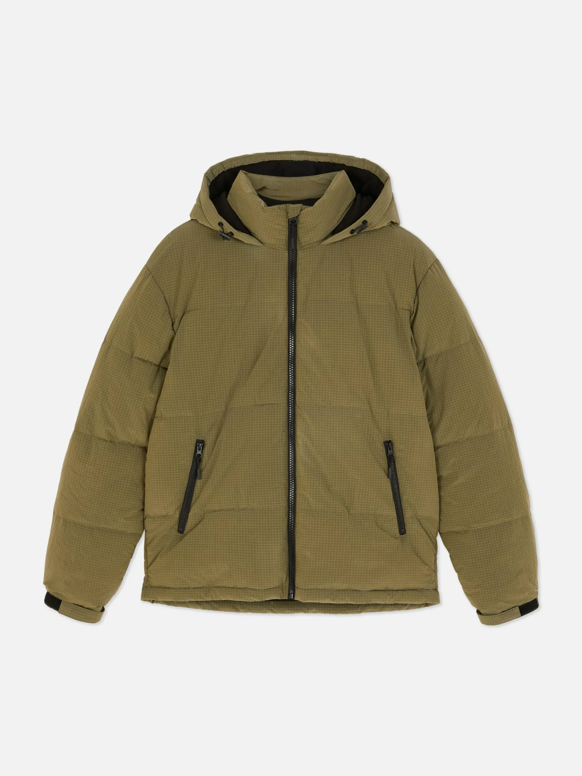 Check Puffer Jacket