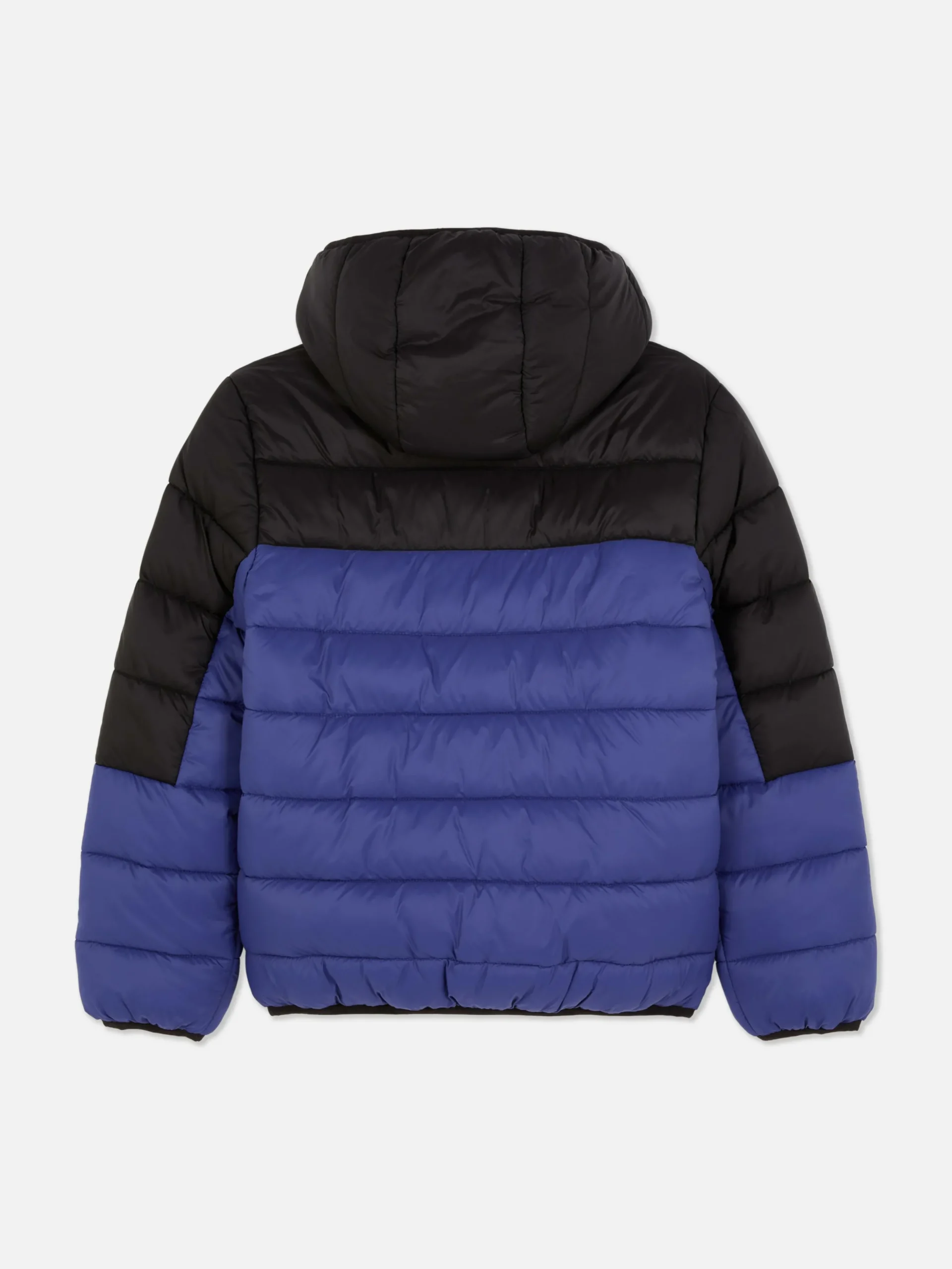 Color Block Puffer Jacket