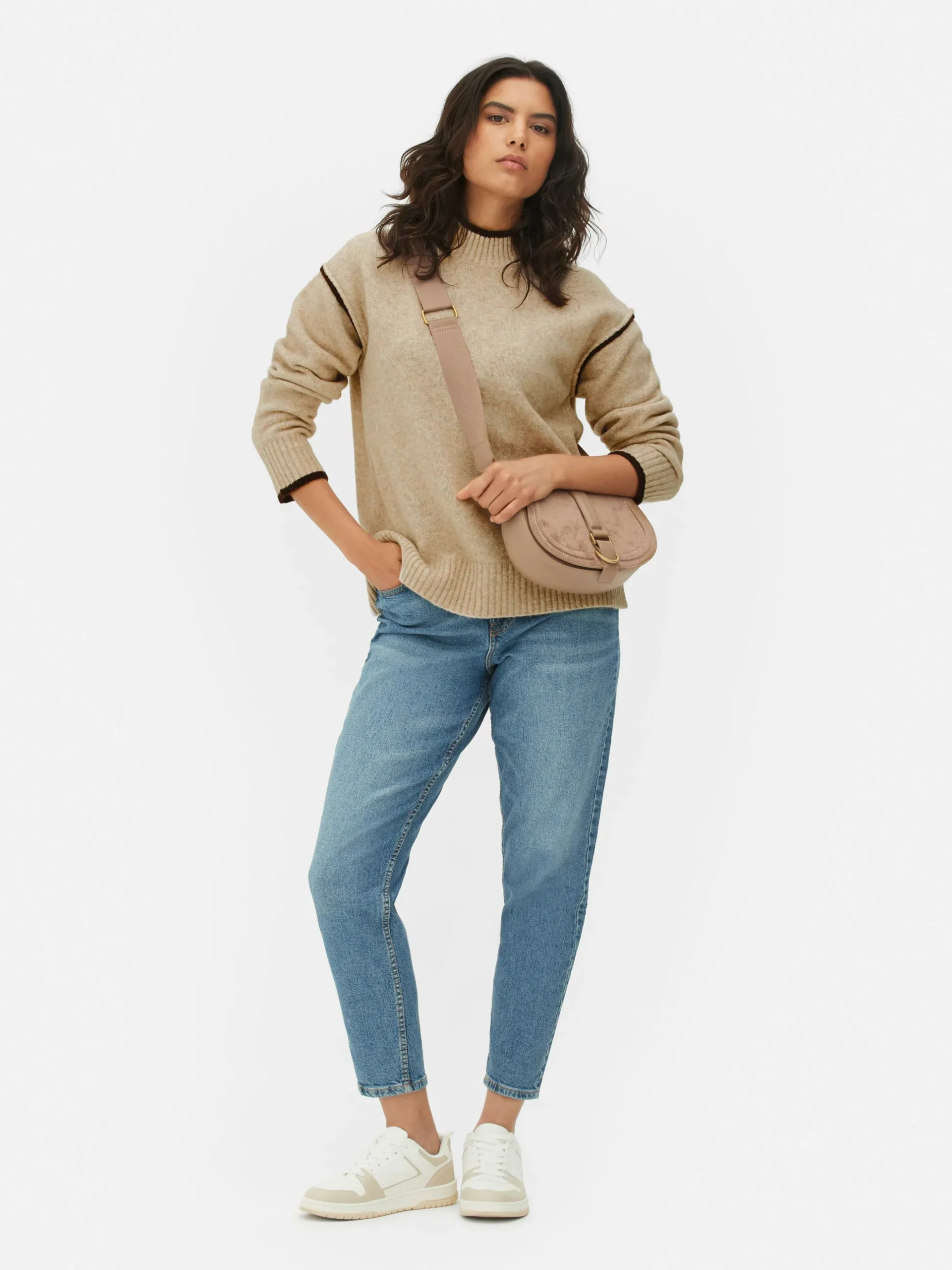 Contrast Stitch Sweater