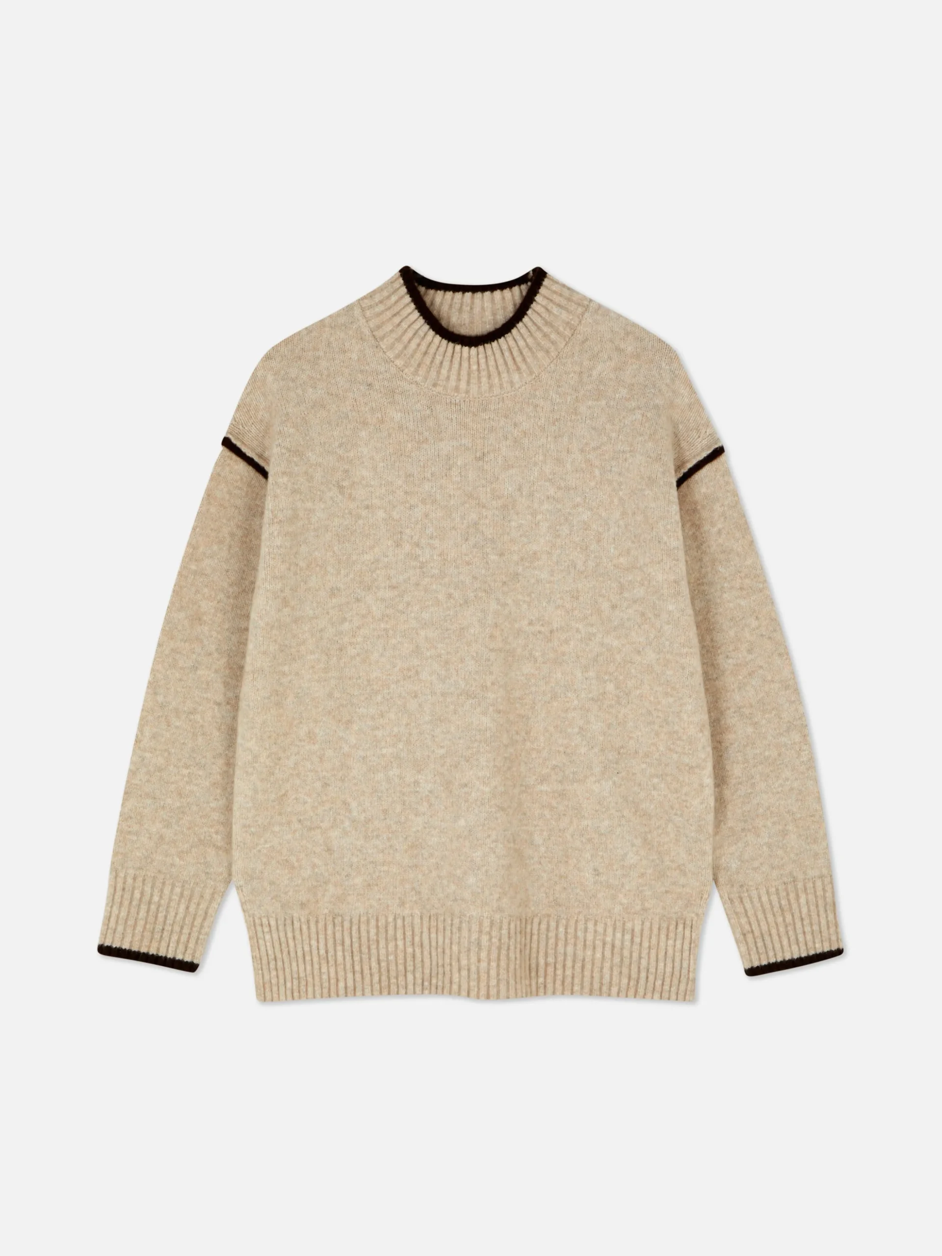 Contrast Stitch Sweater