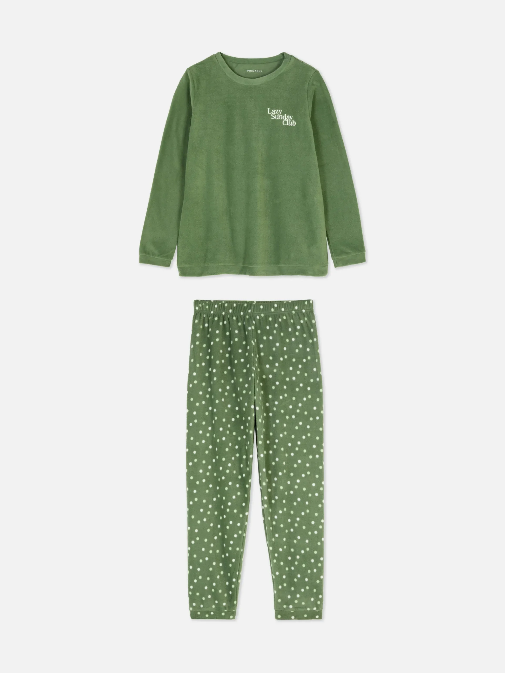 Cozy Fleece Long Sleeve Pajamas