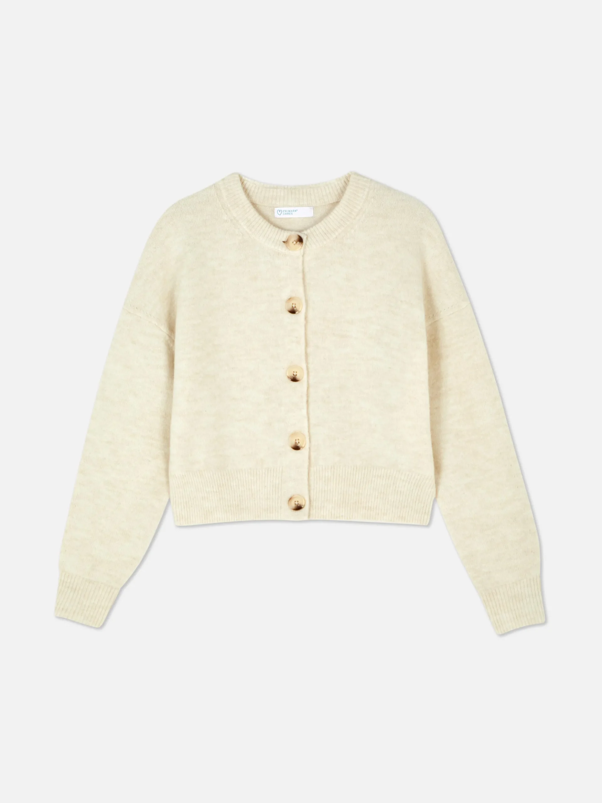 Crew Neck Cardigan
