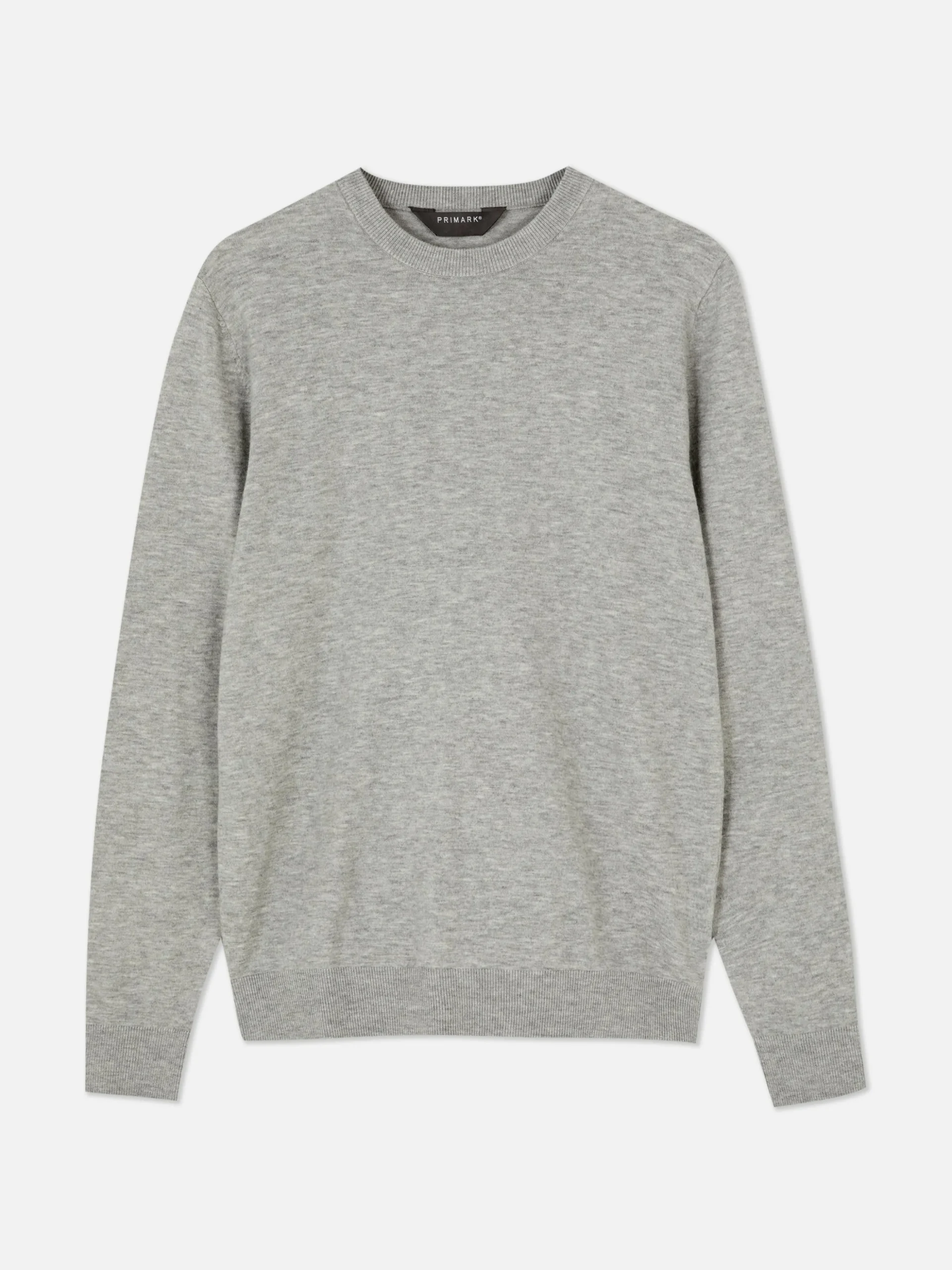 Crew Neck Fine Knit Sweater