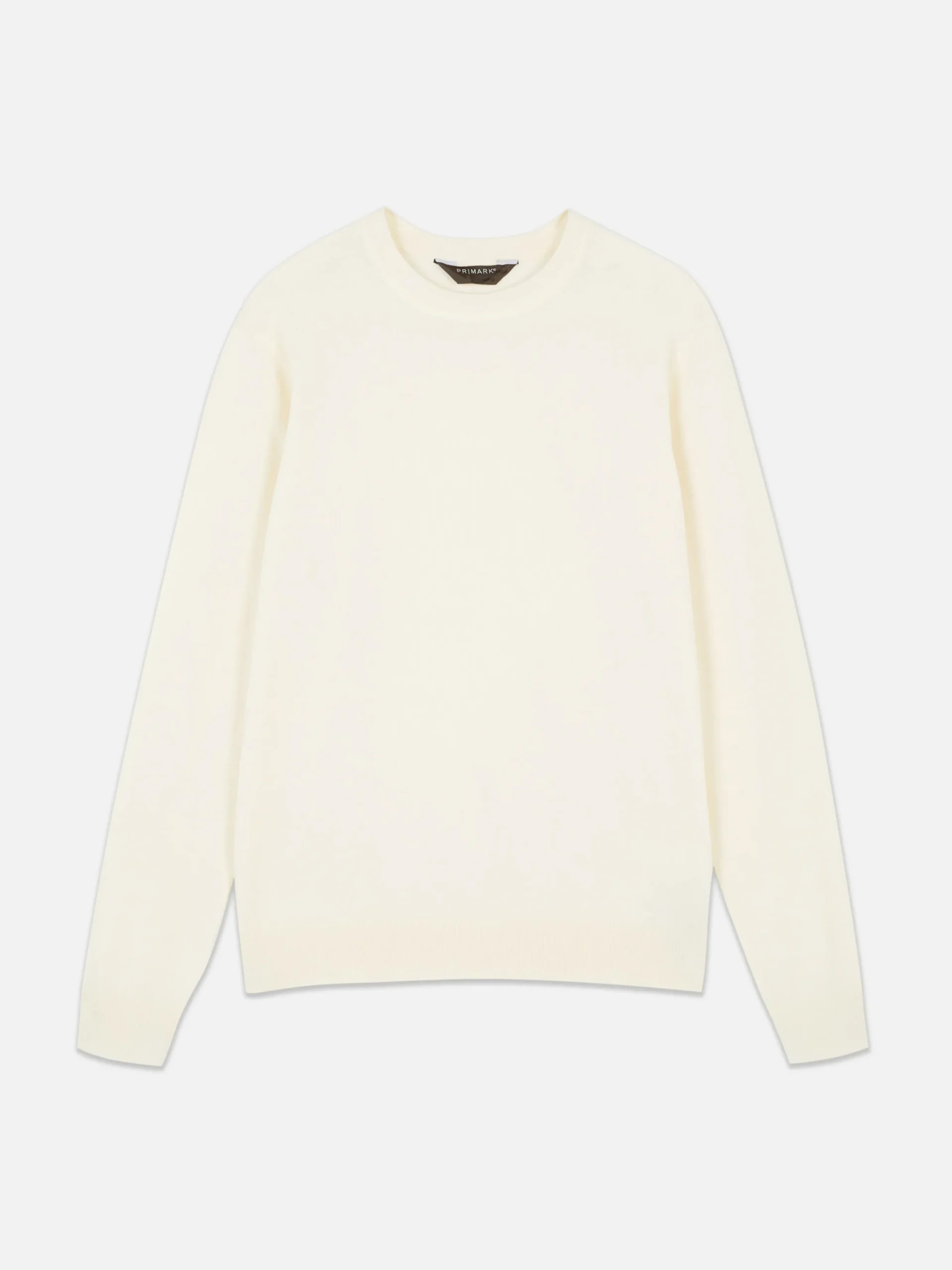 Crew Neck Fine Knit Sweater