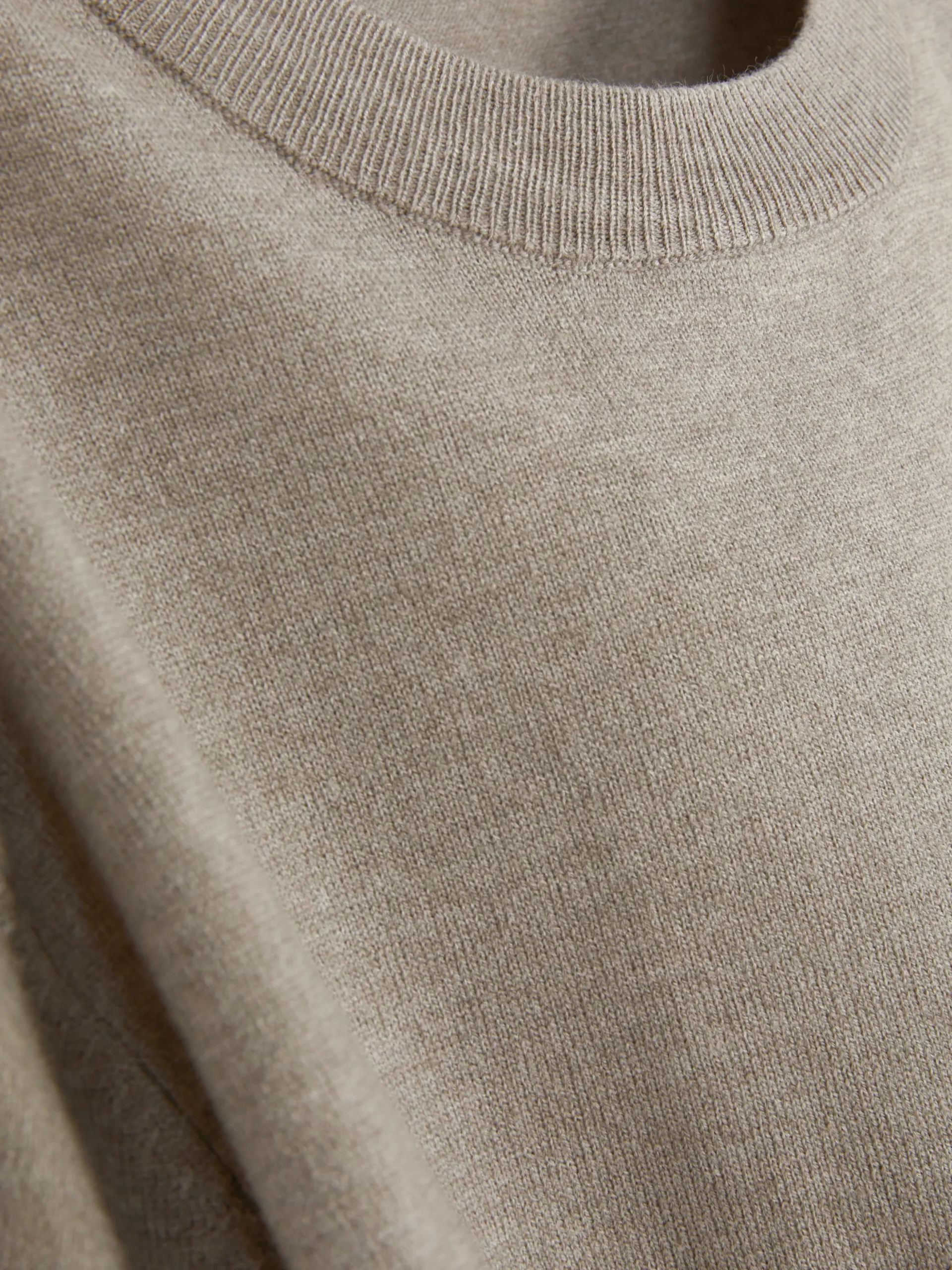 Crew Neck Fine Knit Sweater
